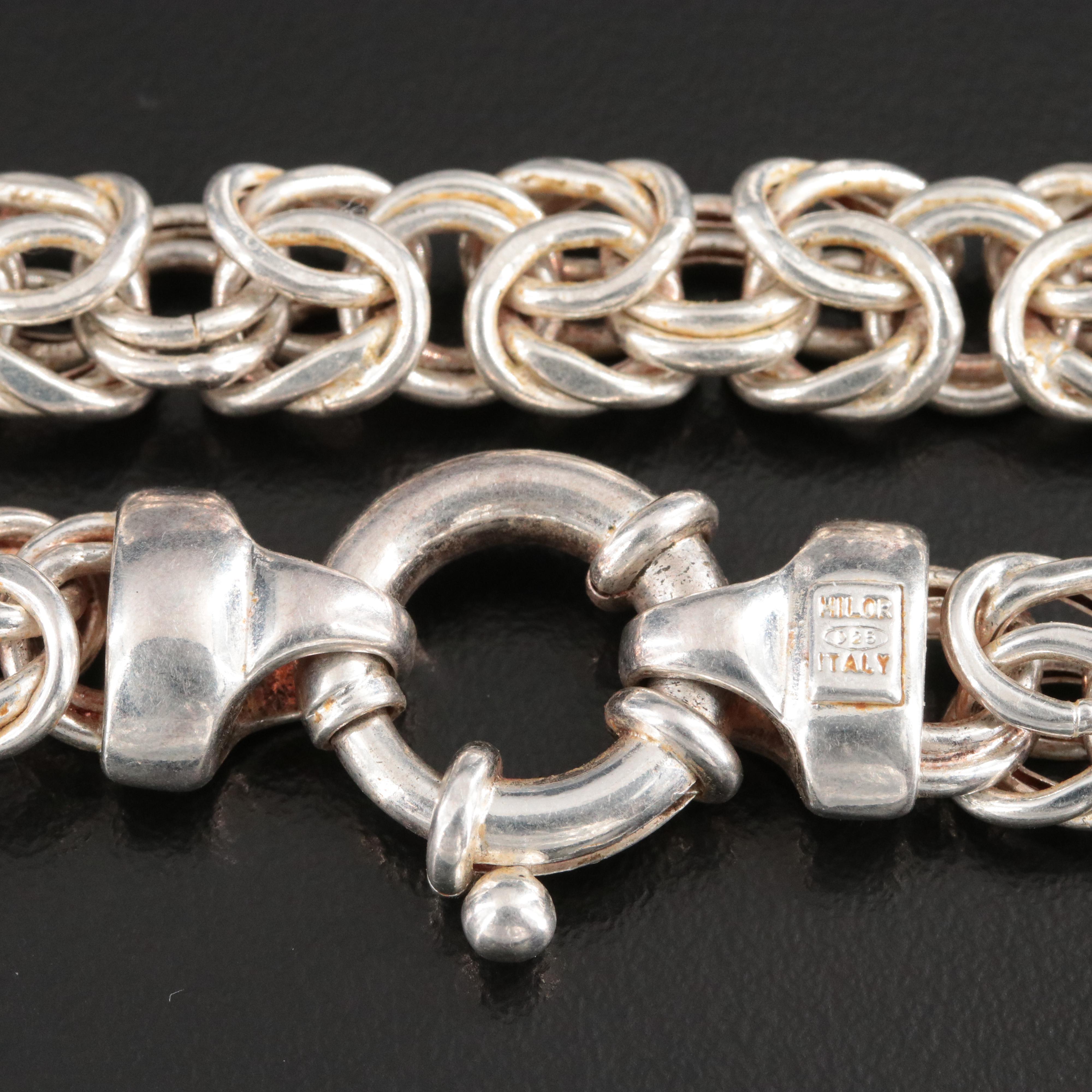 Sterling Byzantine Chain Necklace