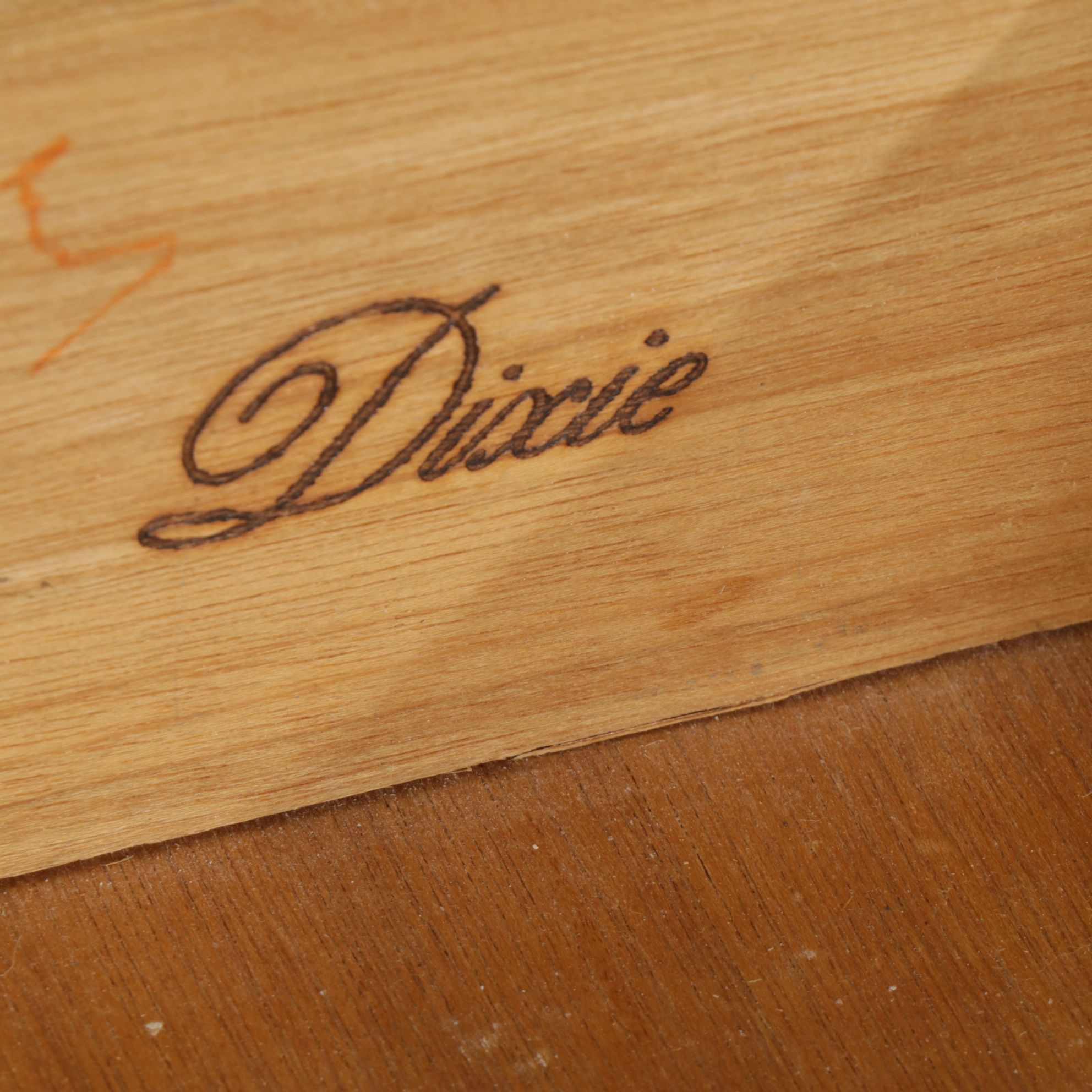 Dixie Furniture French Provincial Style Painted Wood Commode