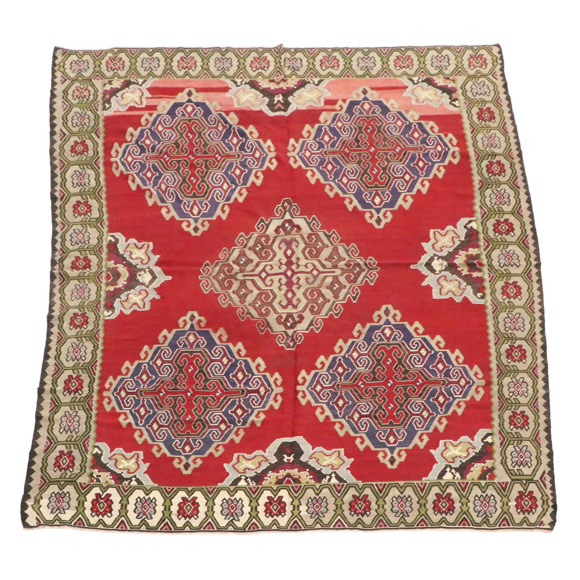 8'4 x 11' Handwoven Persian Kilim Area Rug