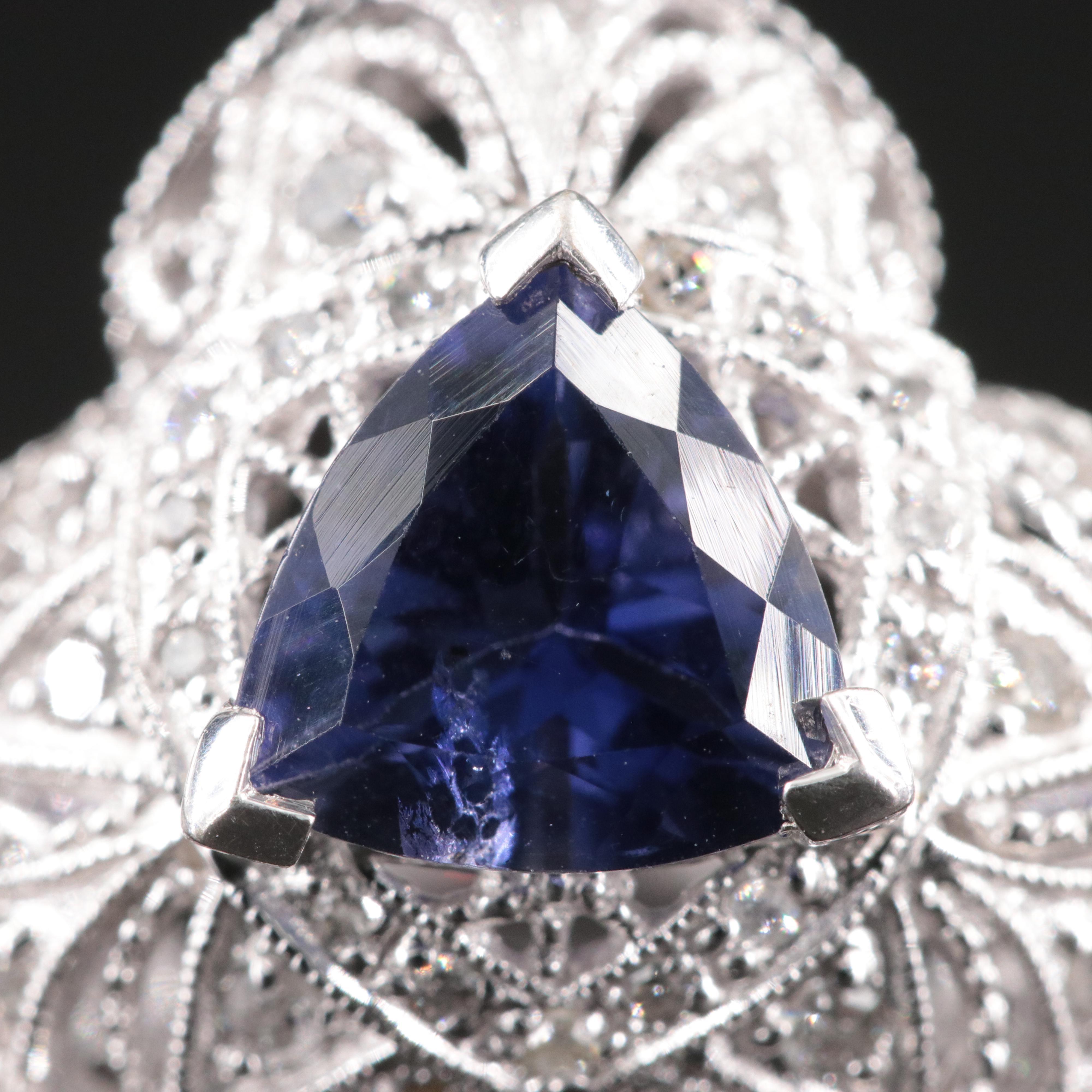14K Tanzanite and Diamond Ring