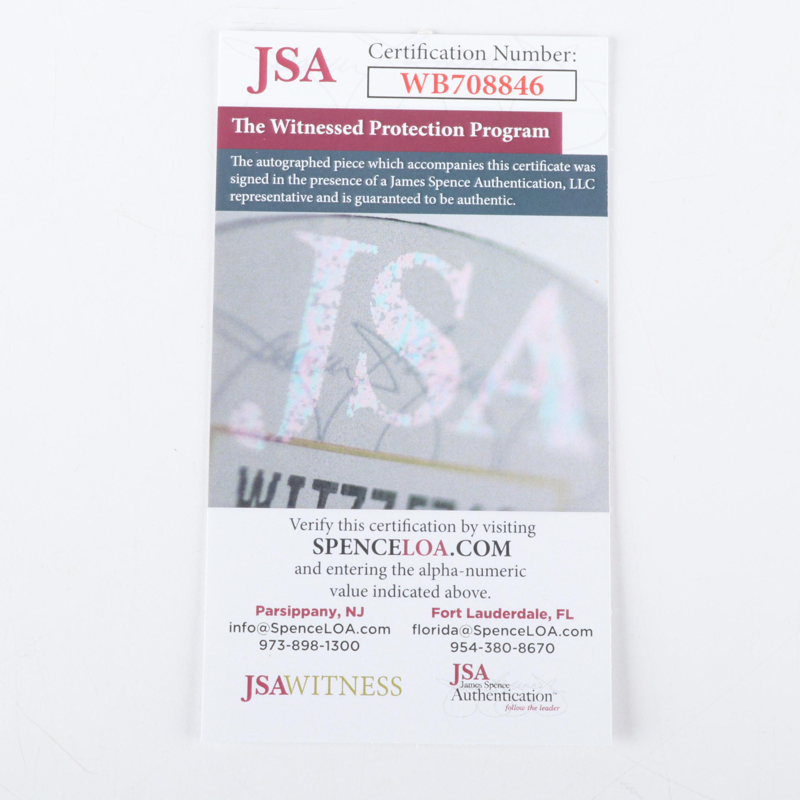 Mike Tyson Signed Everlast Boxing Glove and "Punch-Out" Print with More, JSA