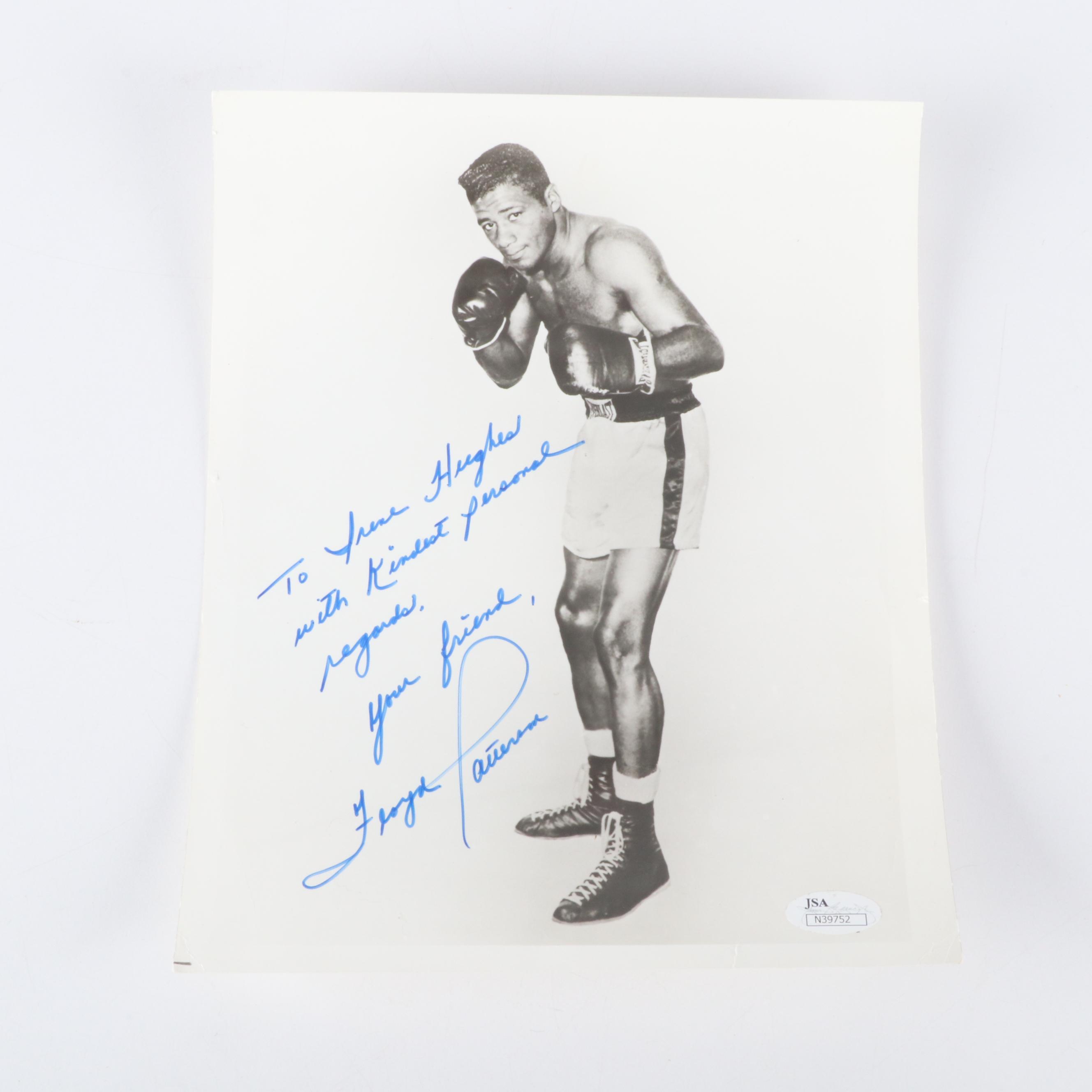 Mike Tyson Signed Everlast Boxing Glove and "Punch-Out" Print with More, JSA