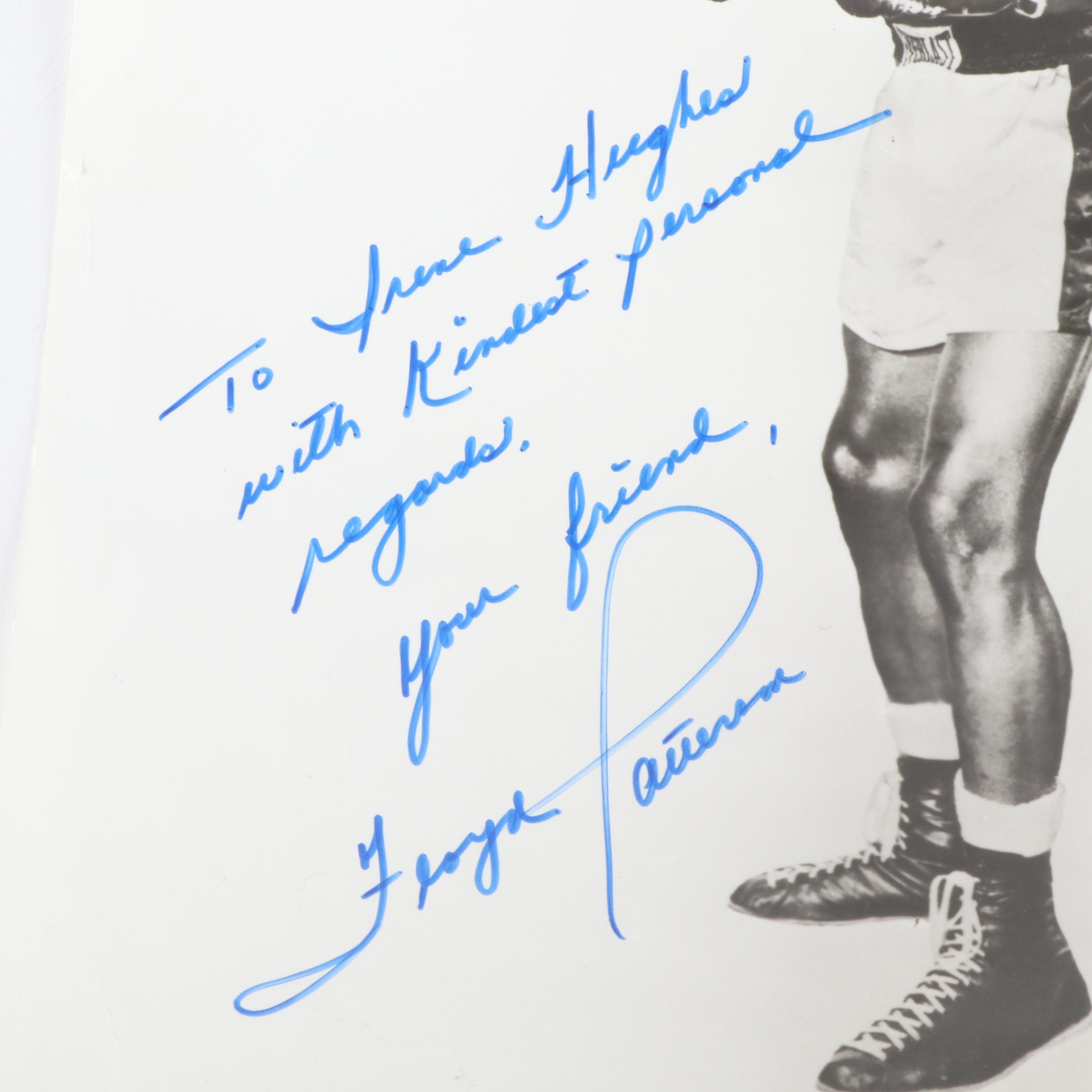 Mike Tyson Signed Everlast Boxing Glove and "Punch-Out" Print with More, JSA