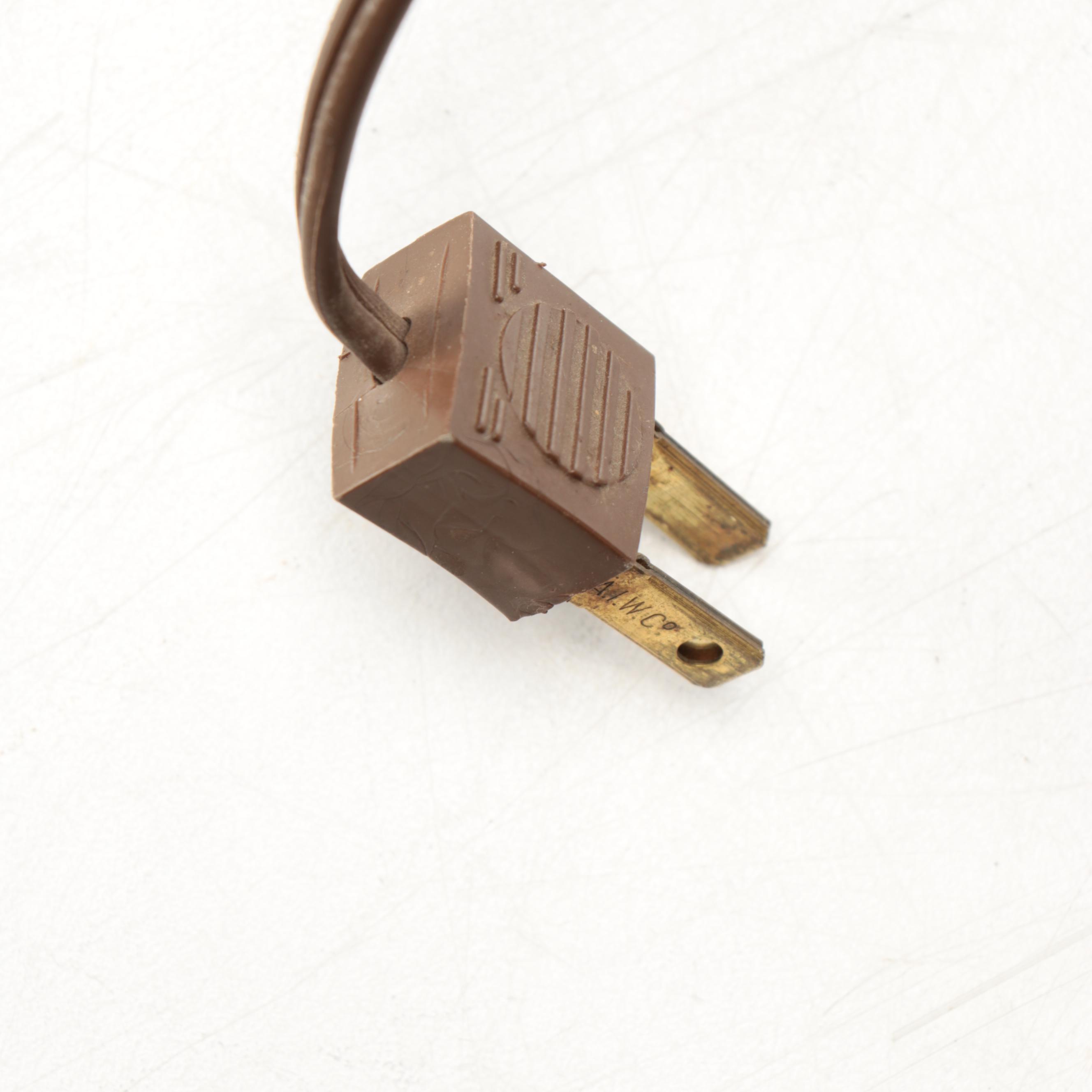 Rustic Textured Stoneware Table Lamp with Pleated Shade