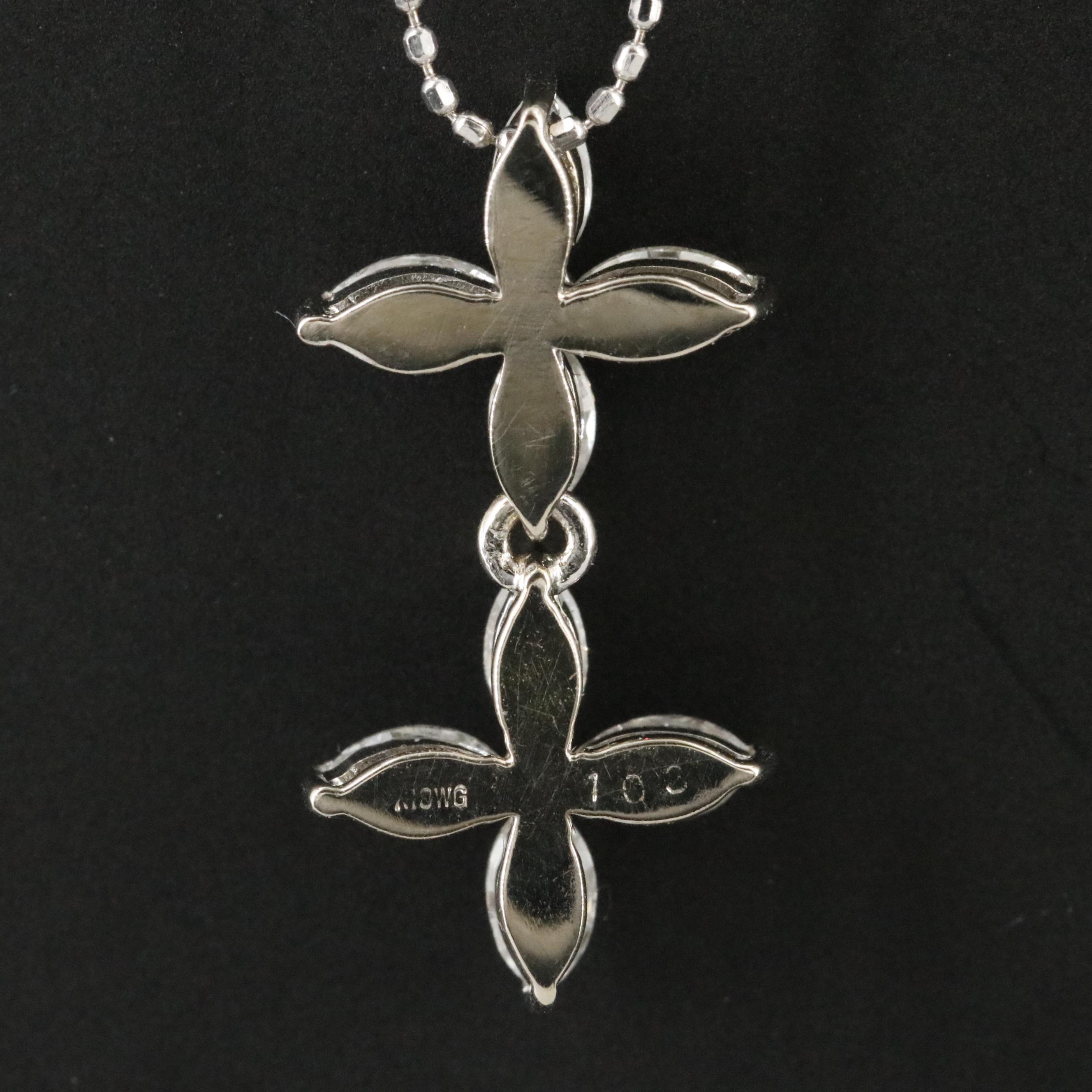 18K 1.03 CTW Diamond Pendant Necklace