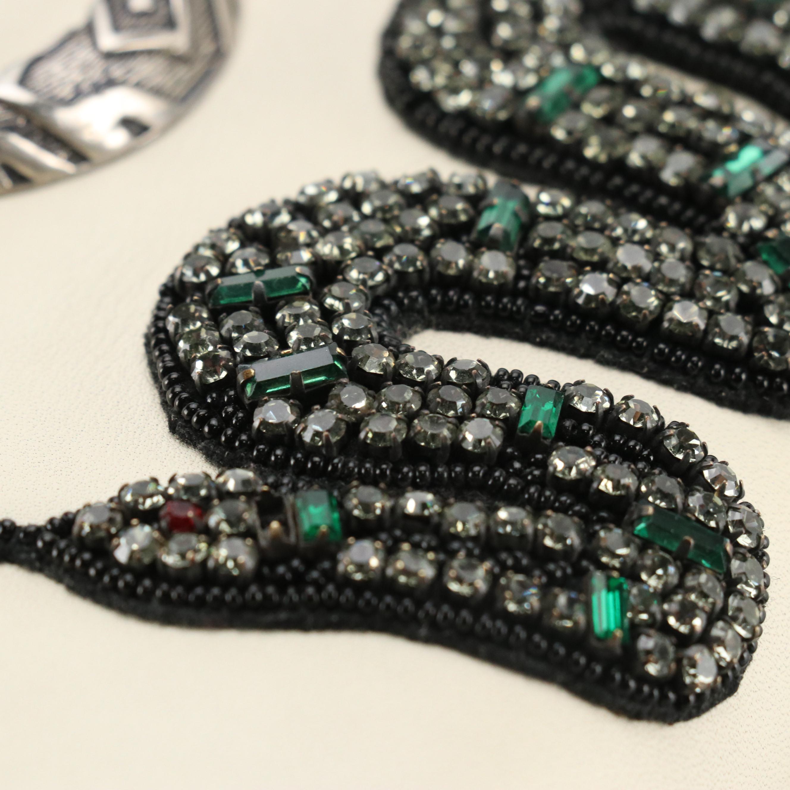 Gucci Dionysus Shoulder Bag in Snake Embellished Tricolored Leather