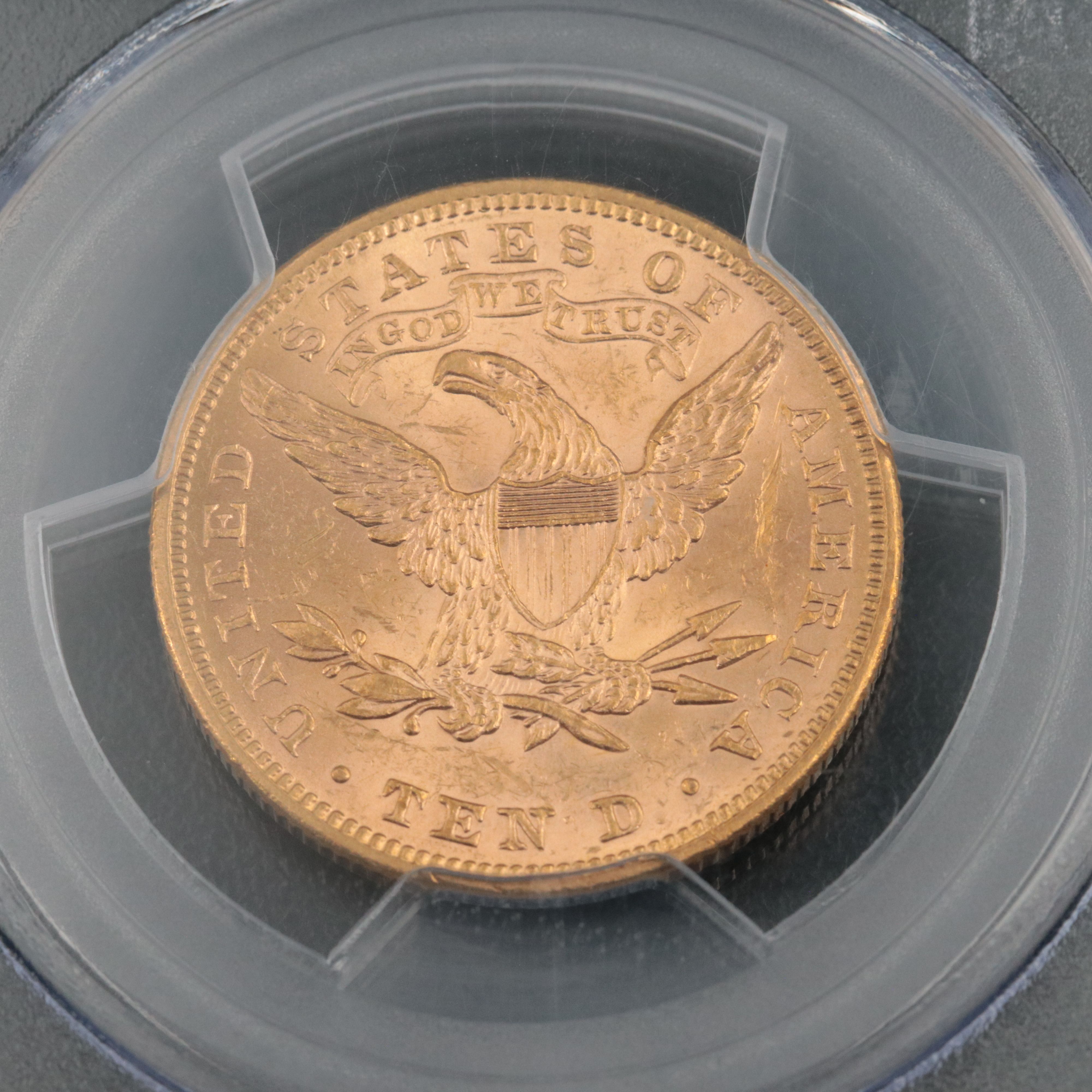 PCGS MS62 1895 Liberty Head $10 Gold Coin