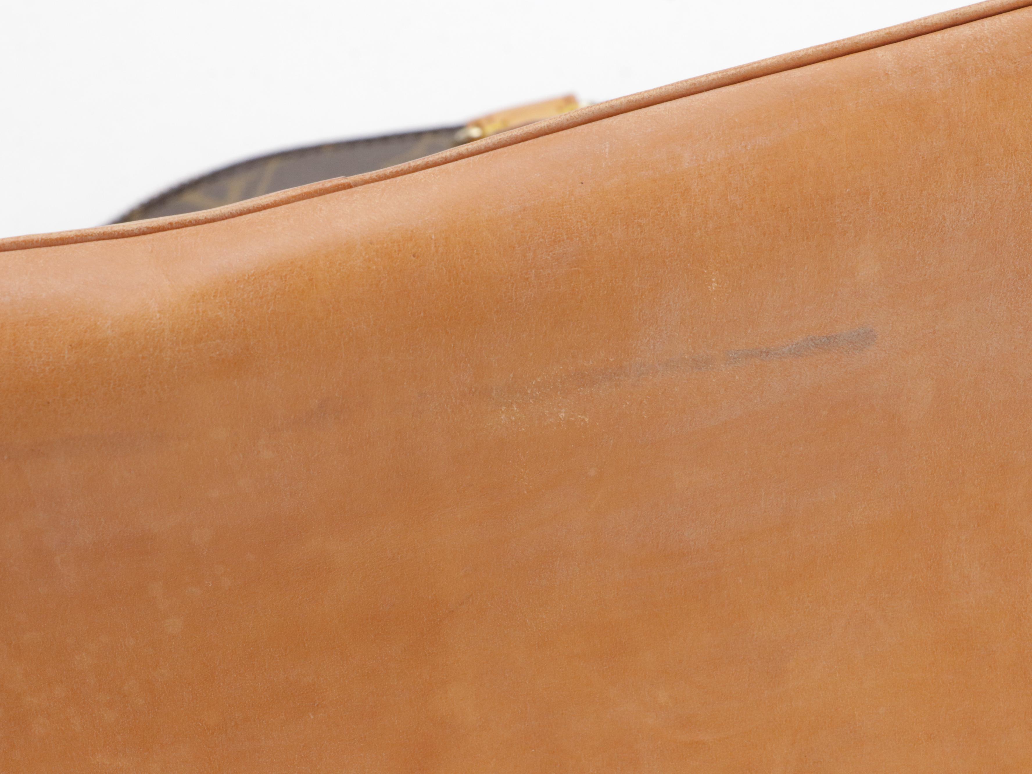 Louis Vuitton Alma PM Handbag in Monogram Canvas and Vachetta Leather