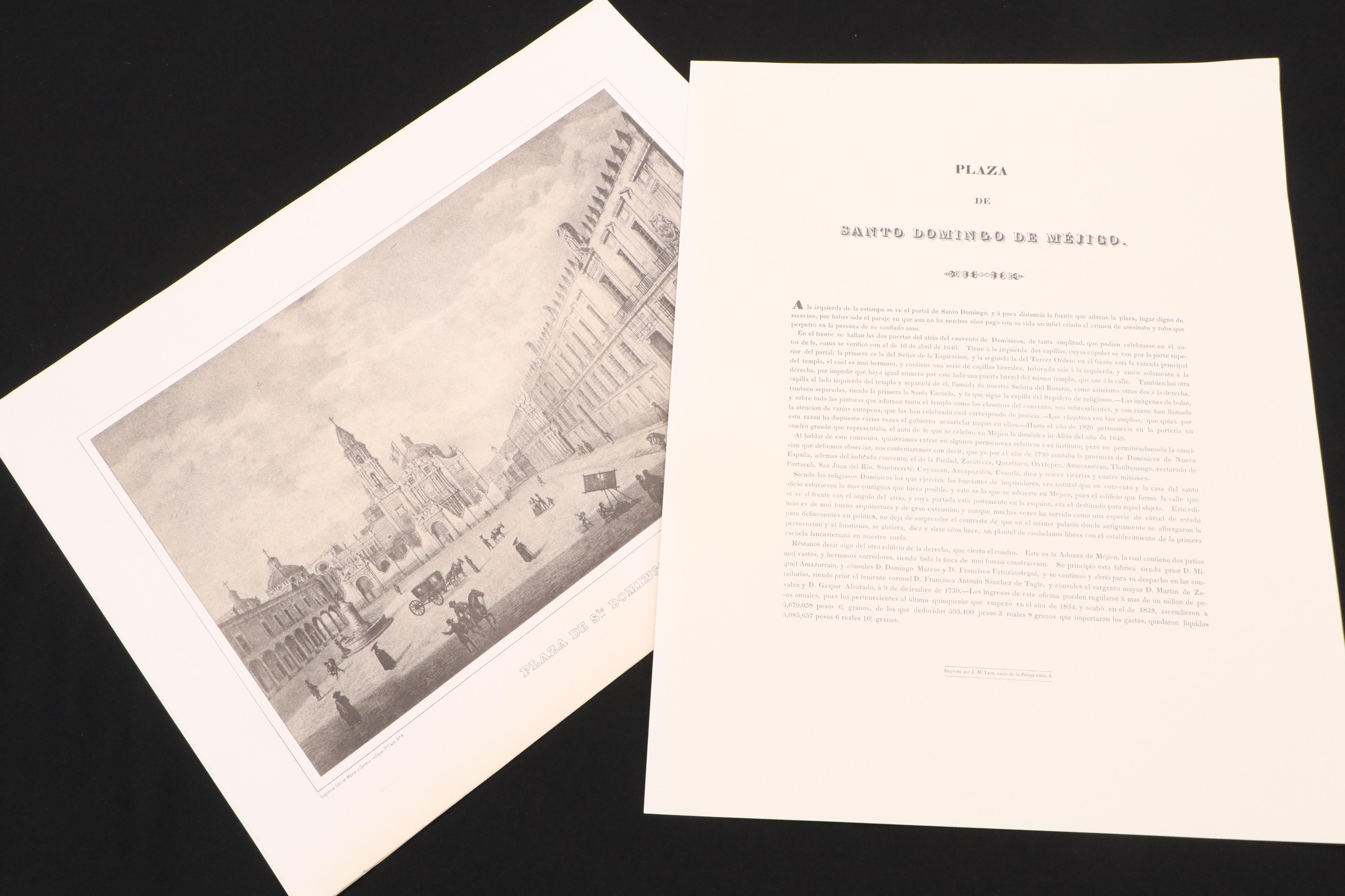 "Monumentos de Mejico" Portfolio of Lithographs After Pedro Gualdi, 1981