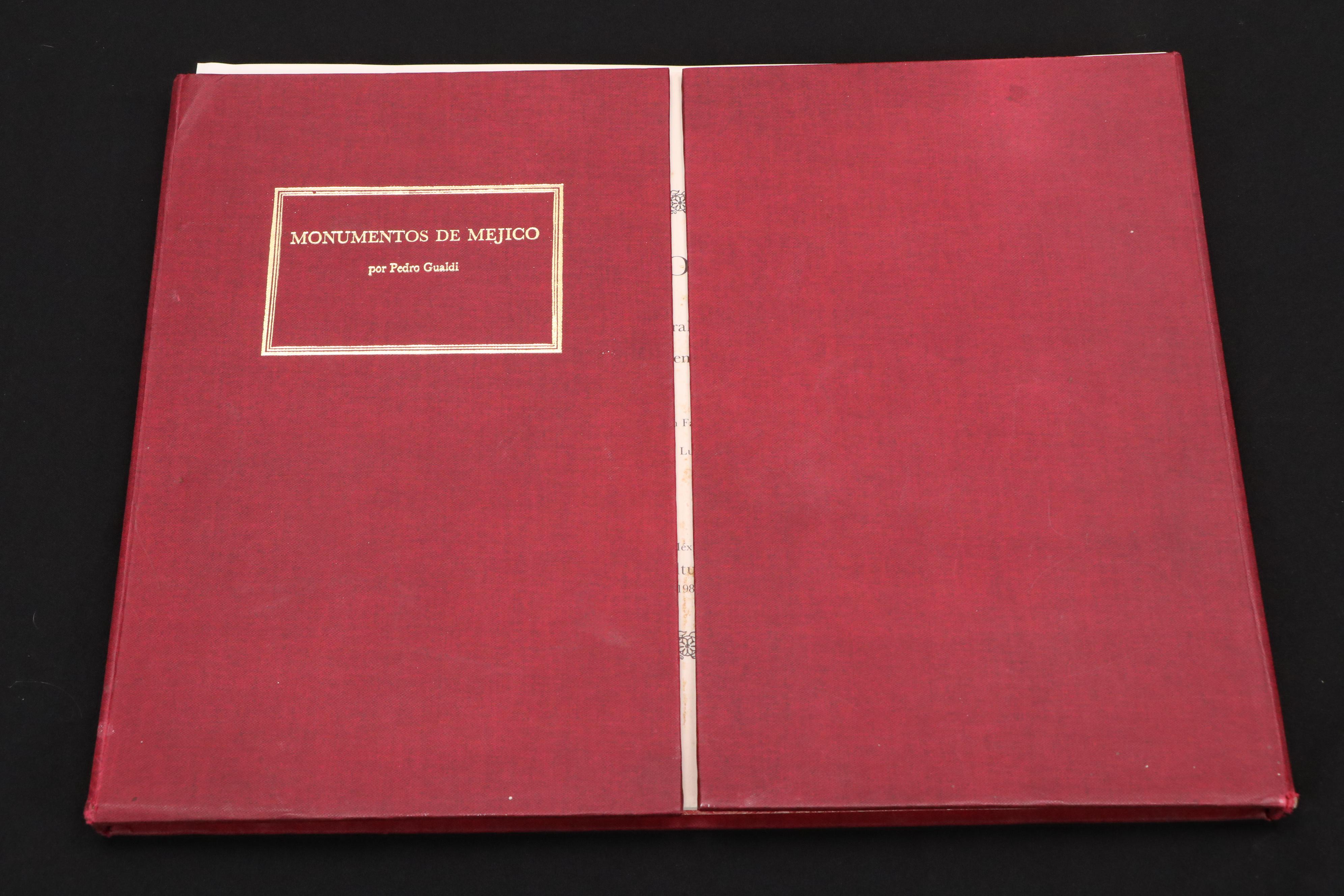 "Monumentos de Mejico" Portfolio of Lithographs After Pedro Gualdi, 1981