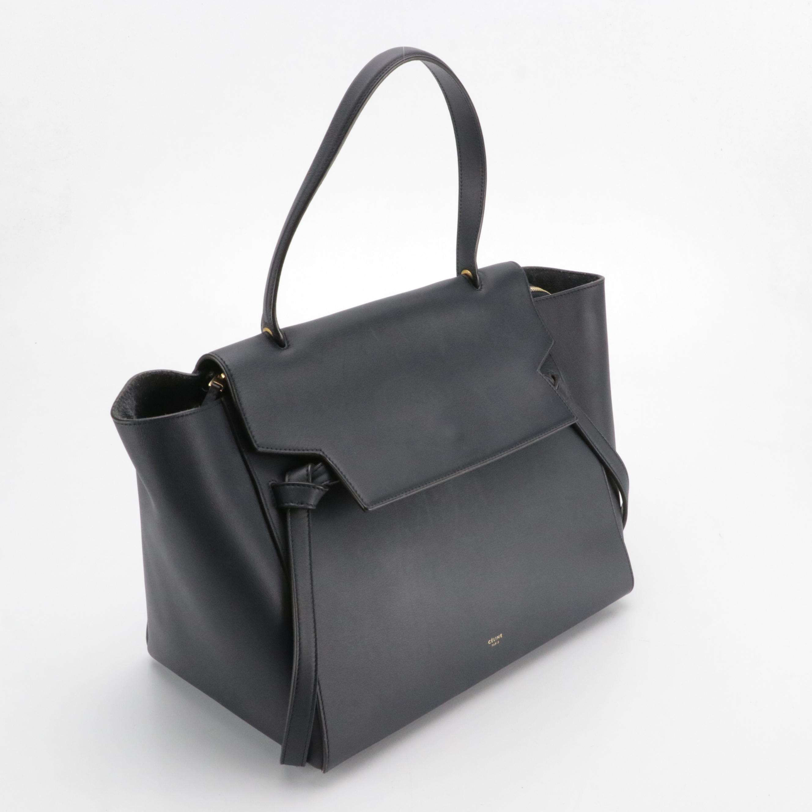 Céline Belt Bag in Navy Blue Smooth Calfskin Leather
