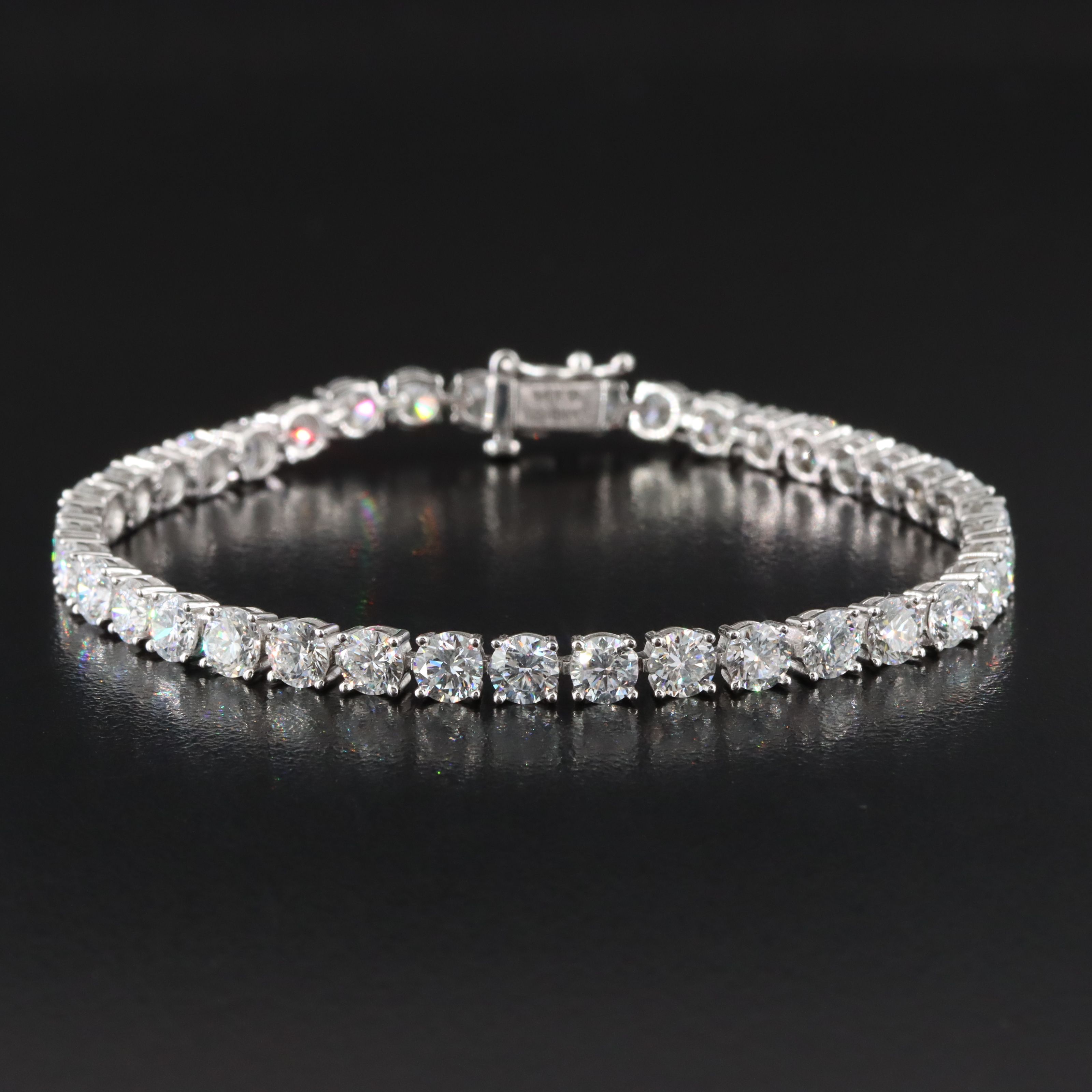 14K 10.00 CTW Lab Grown Diamond Bracelet