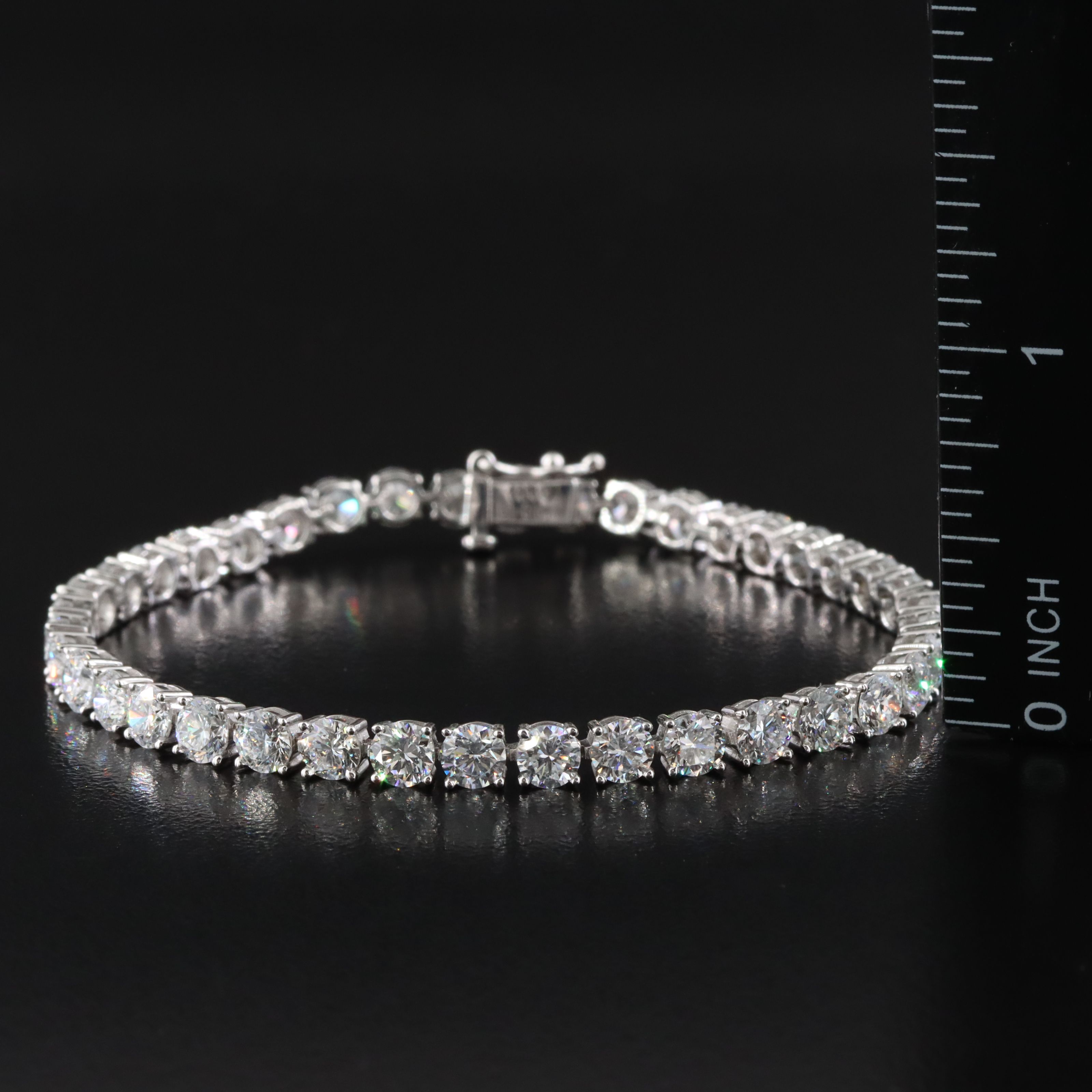 14K 10.00 CTW Lab Grown Diamond Bracelet