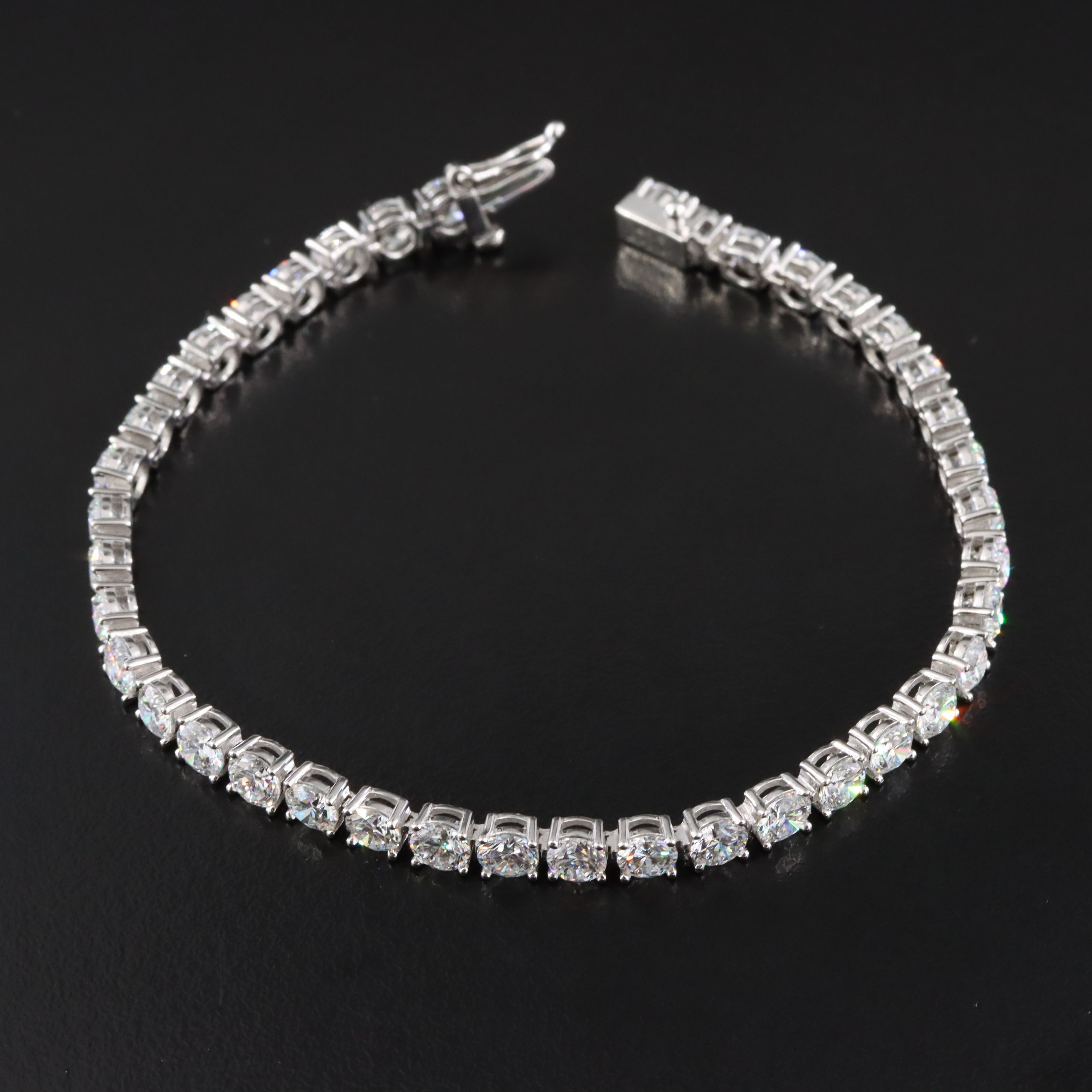 14K 10.00 CTW Lab Grown Diamond Bracelet