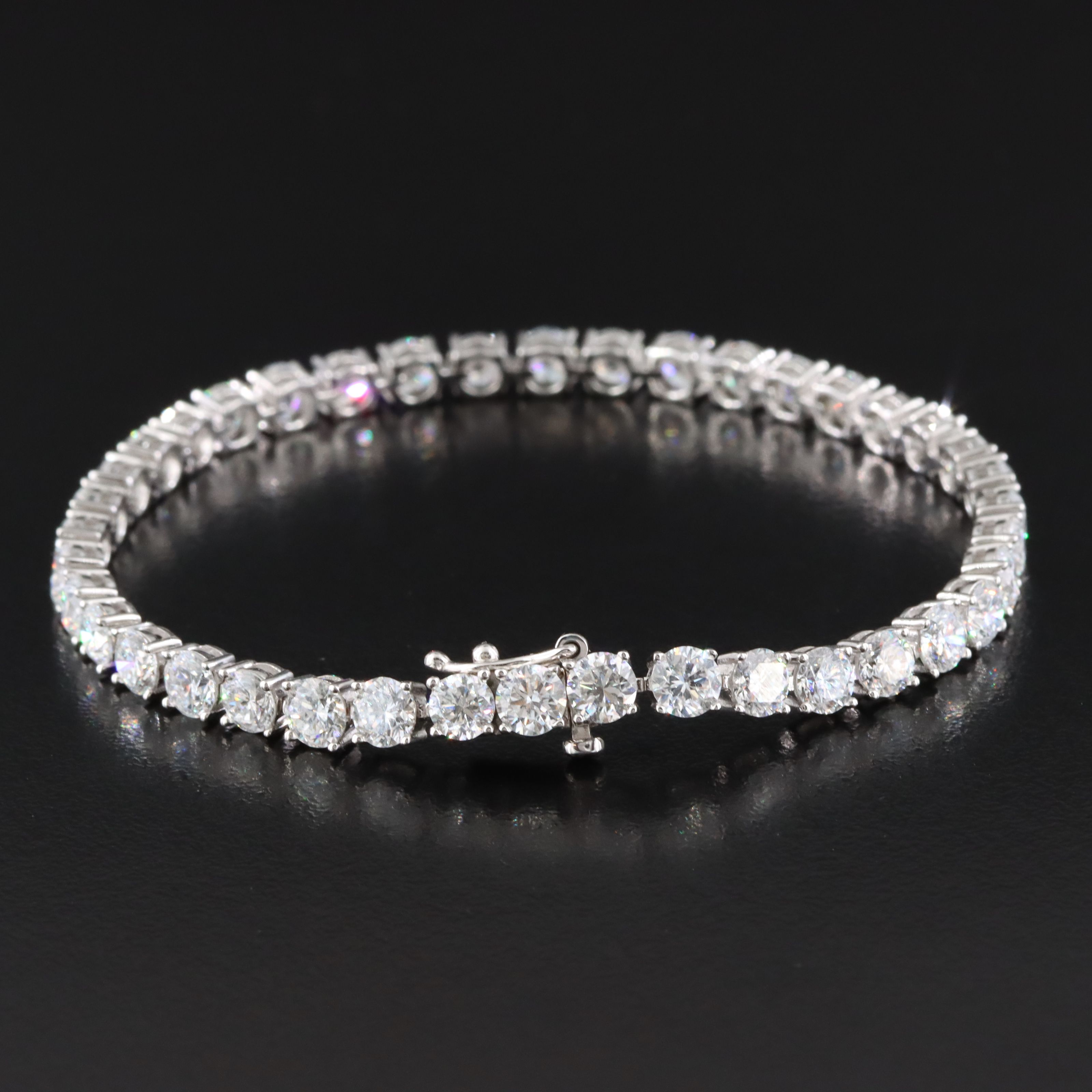 14K 10.00 CTW Lab Grown Diamond Bracelet