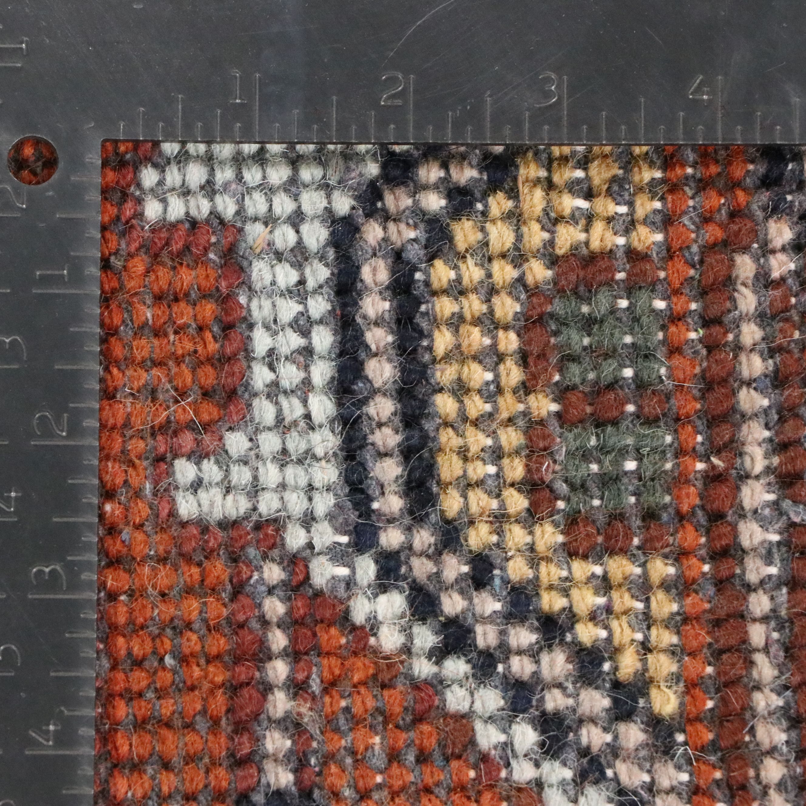 9' x 12'4 Hand-Knotted Indo-Persian Heriz Style Room-Sized Rug