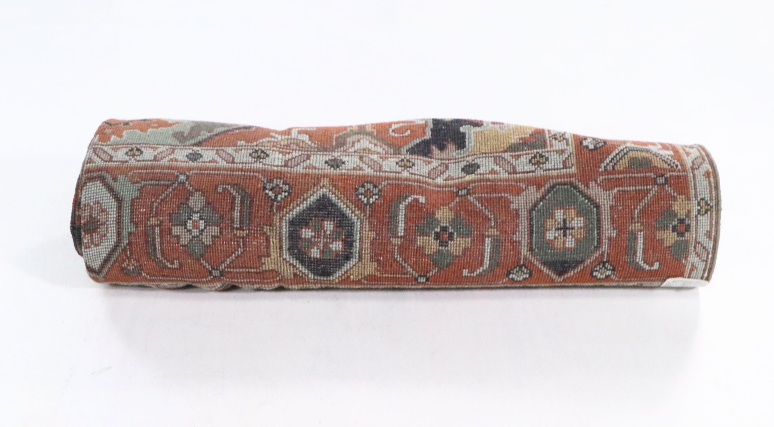 9' x 12'4 Hand-Knotted Indo-Persian Heriz Style Room-Sized Rug