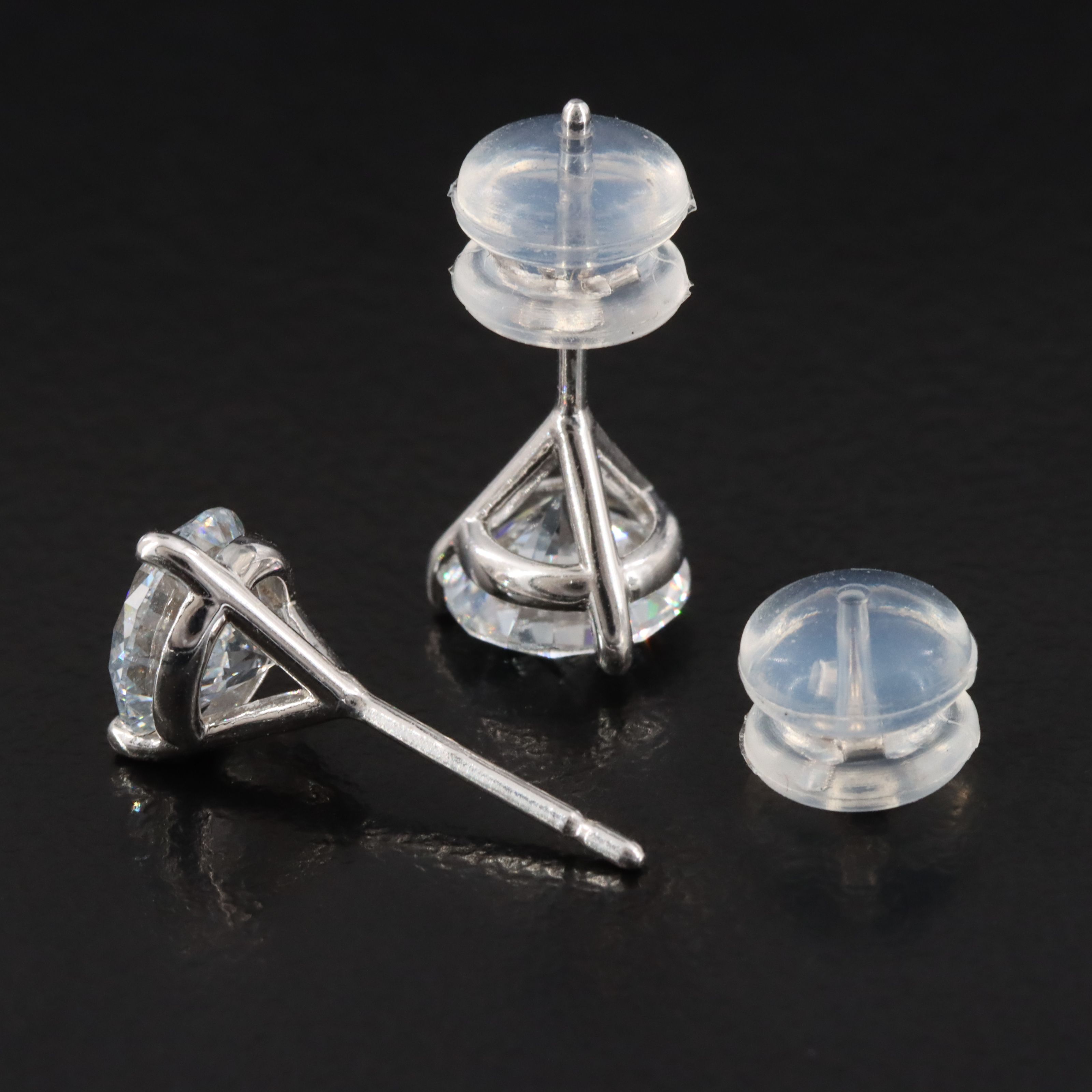 14K 2.00 CTW Lab Grown Diamond Earrings