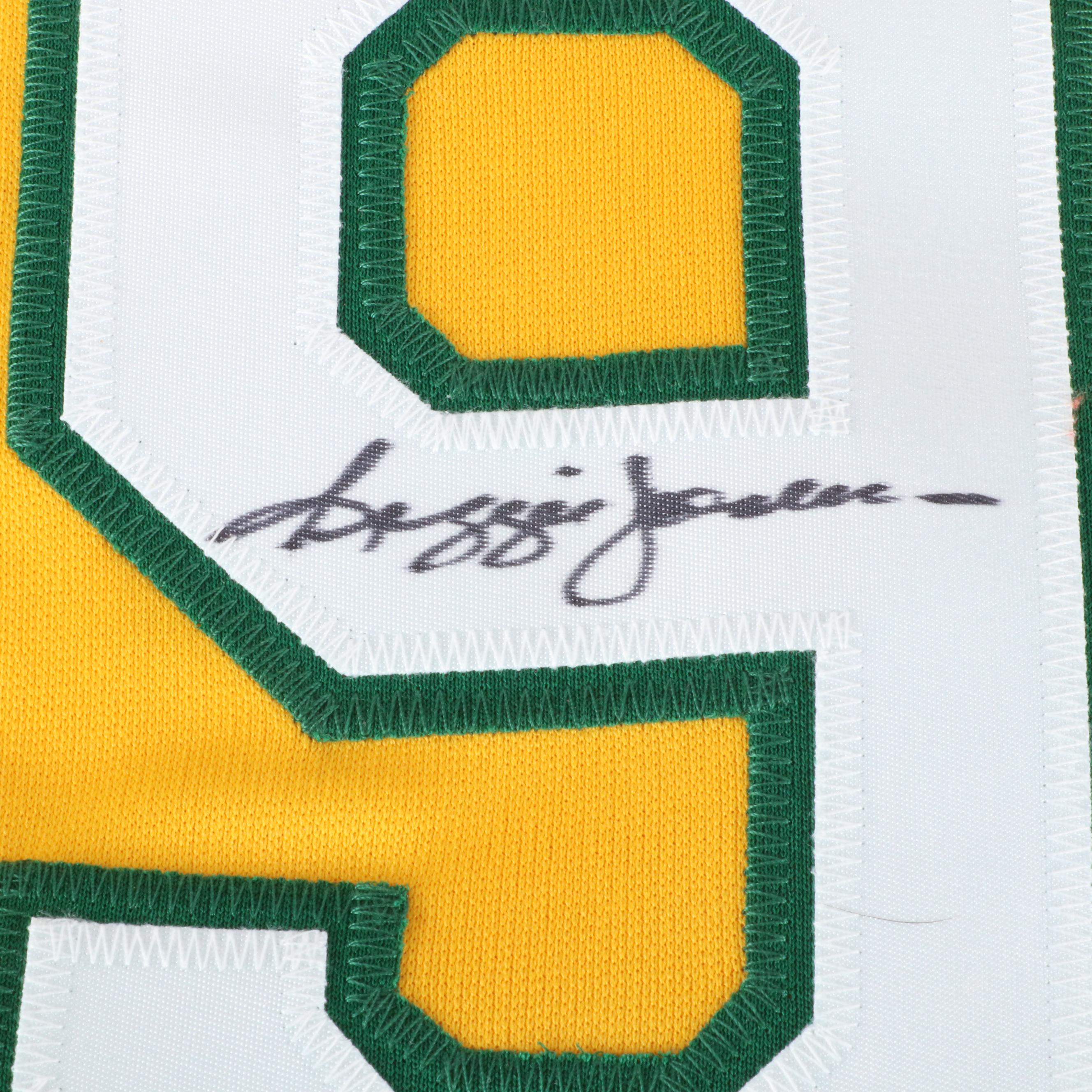 Reggie Jackson Signed Oakland Athletics Baseball Stats Jersey, JSA