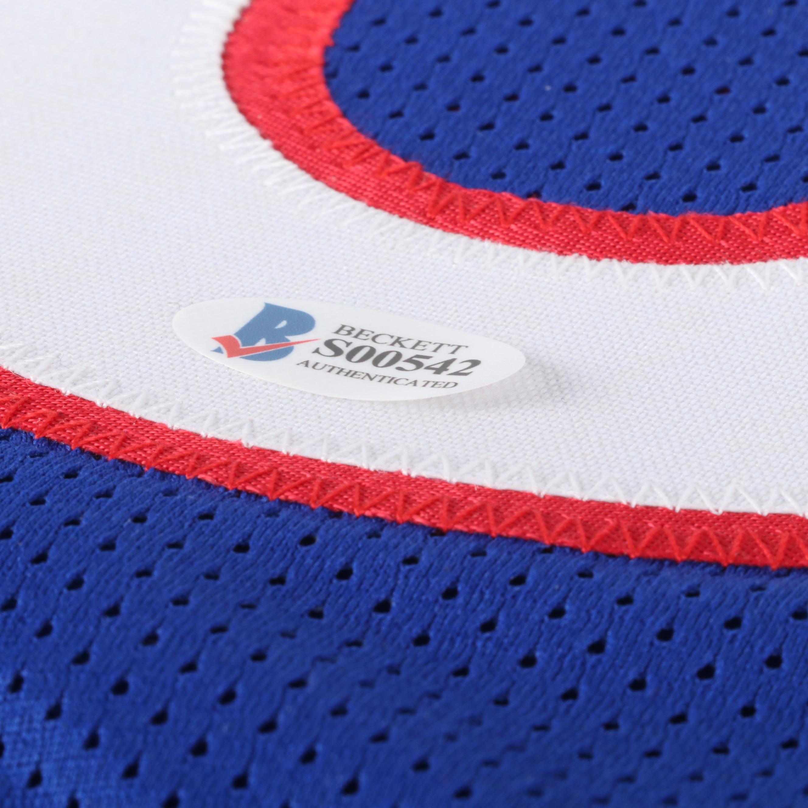 Julius Erving Signed Phildelphia 76ers Basketball Jersey, Beckett