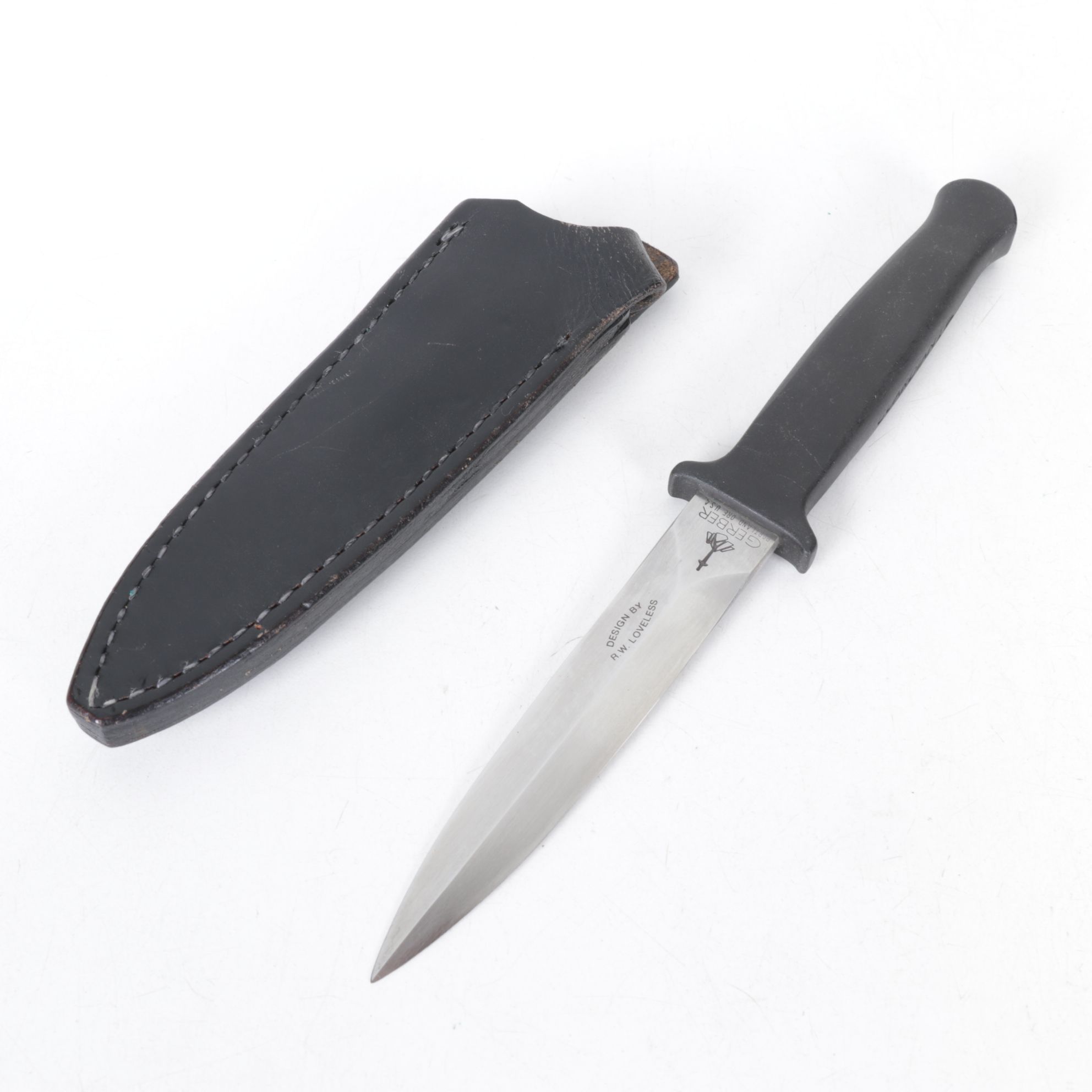 Gerber "Guardian I" R.W. Loveless Designed Dagger and Sheath