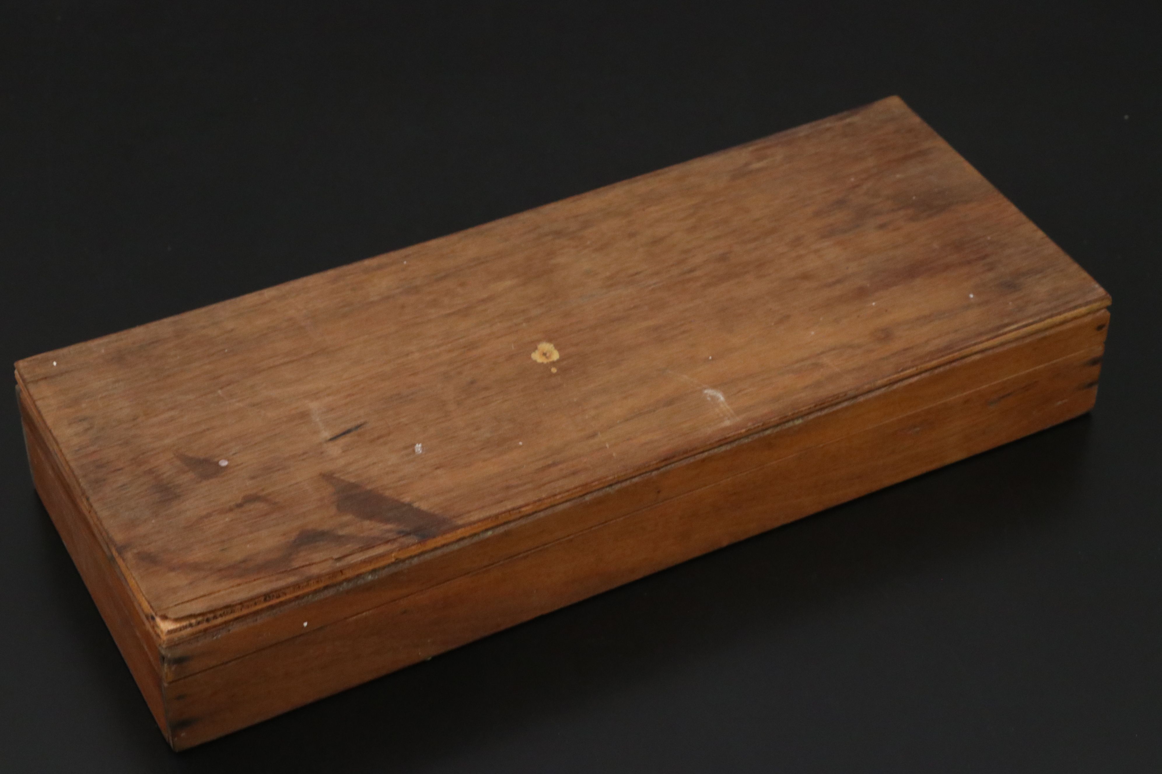 Case Antler Handled Carving Set in Wooden Storage Box