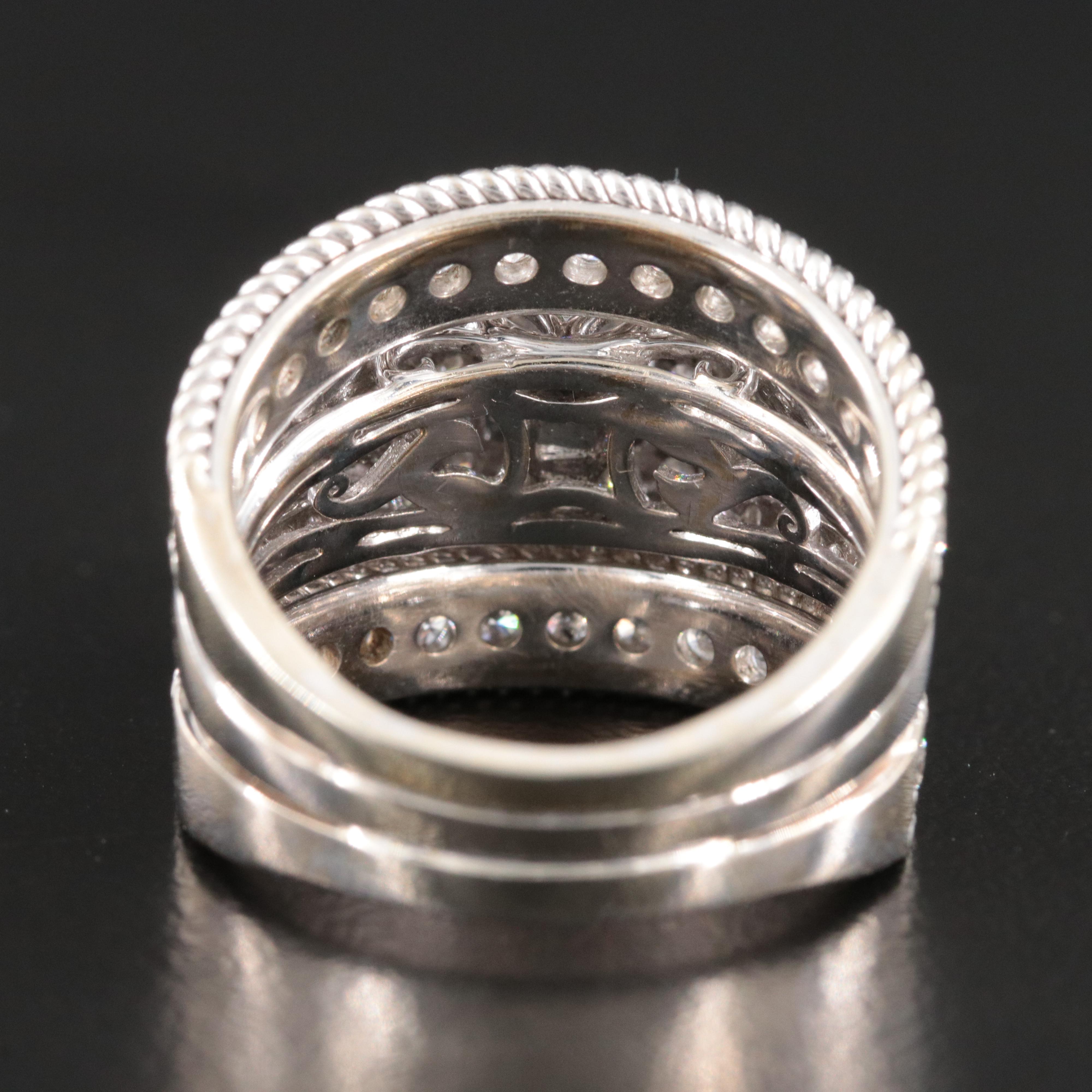 14K 1.46 CTW Diamond Ring with 10K Soldered Bands