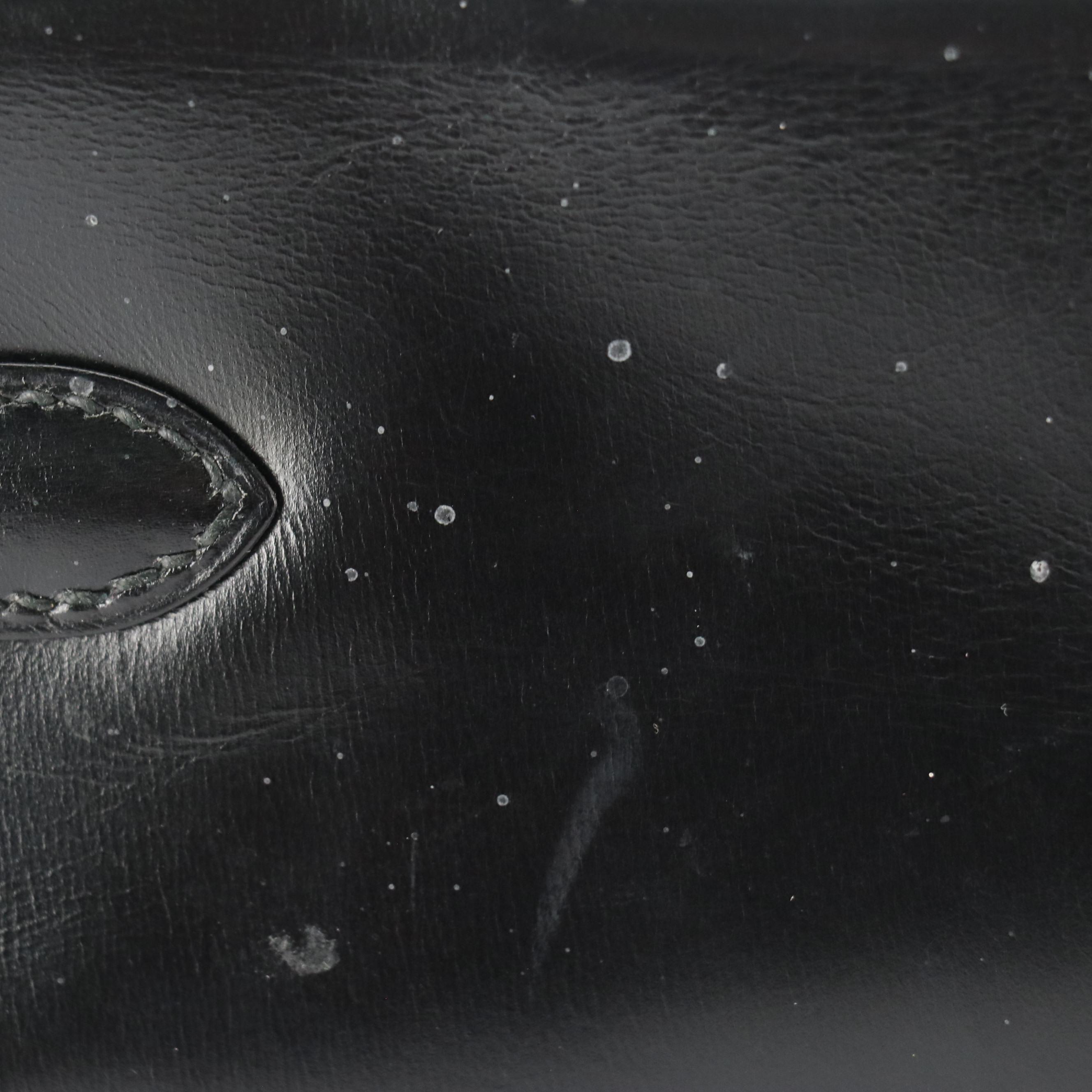 Hermès Kelly Retourne 32 Handbag in Black Box Calf Leather, 1970s