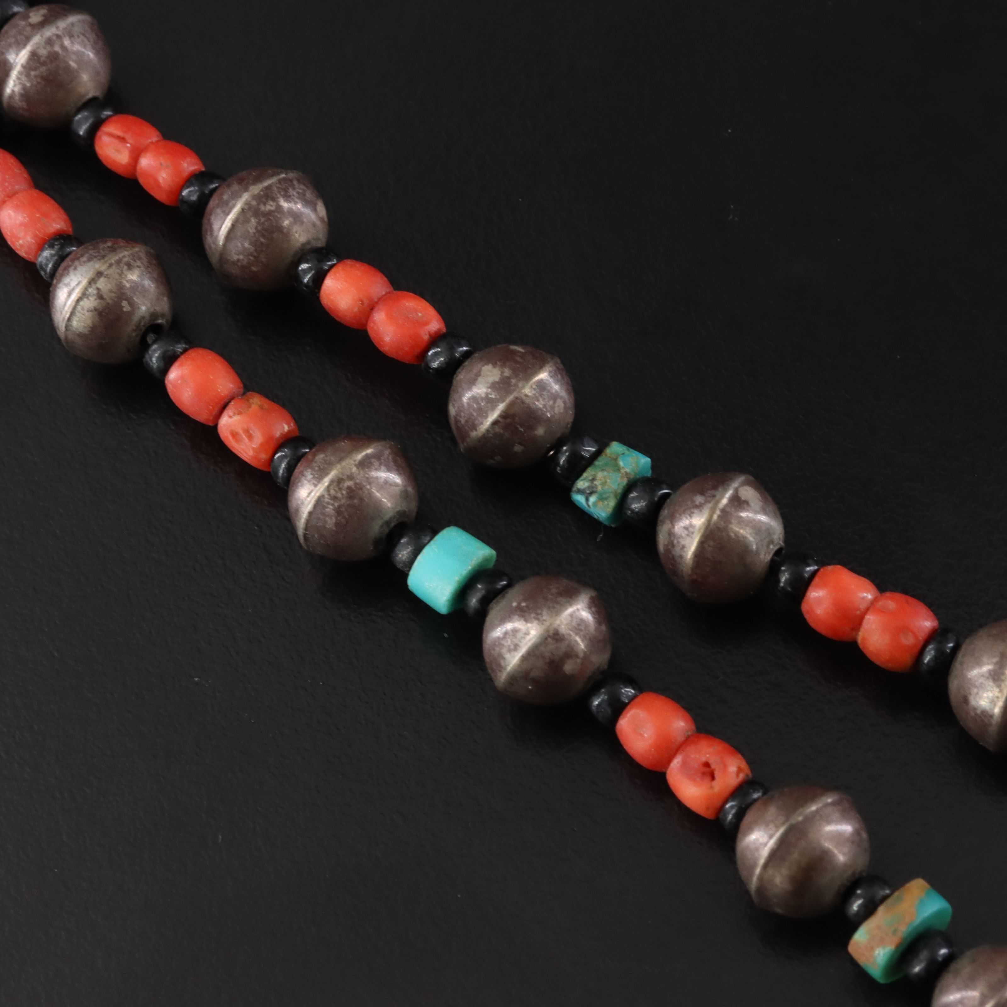 Southwestern Sterling Gemstone Inlay Bird Cuff Bracelet & Necklace