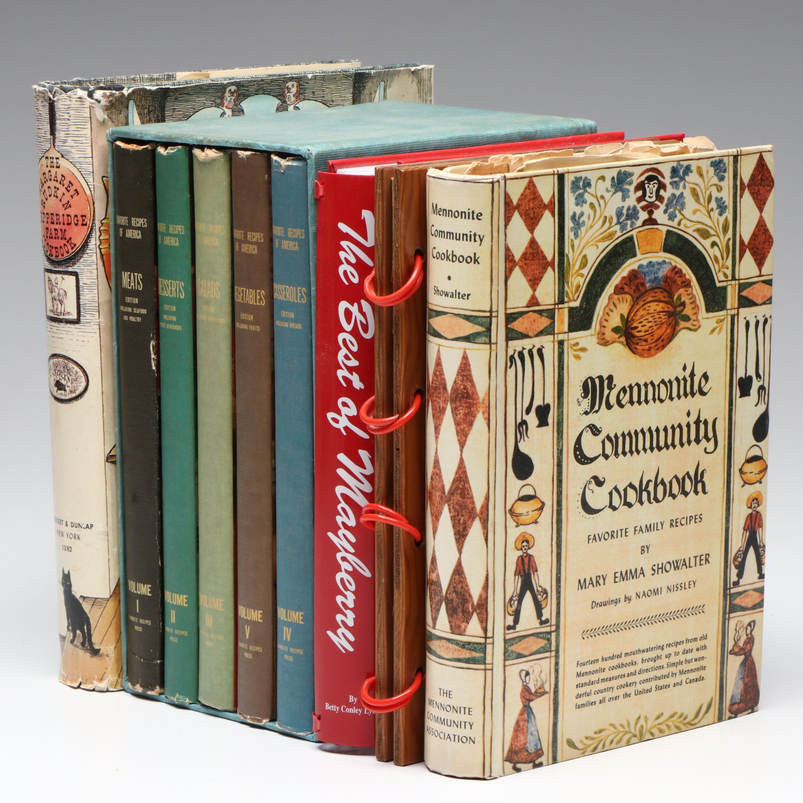 "Favorite Recipes of America" Five-Volume Box Set and More Cookbooks
