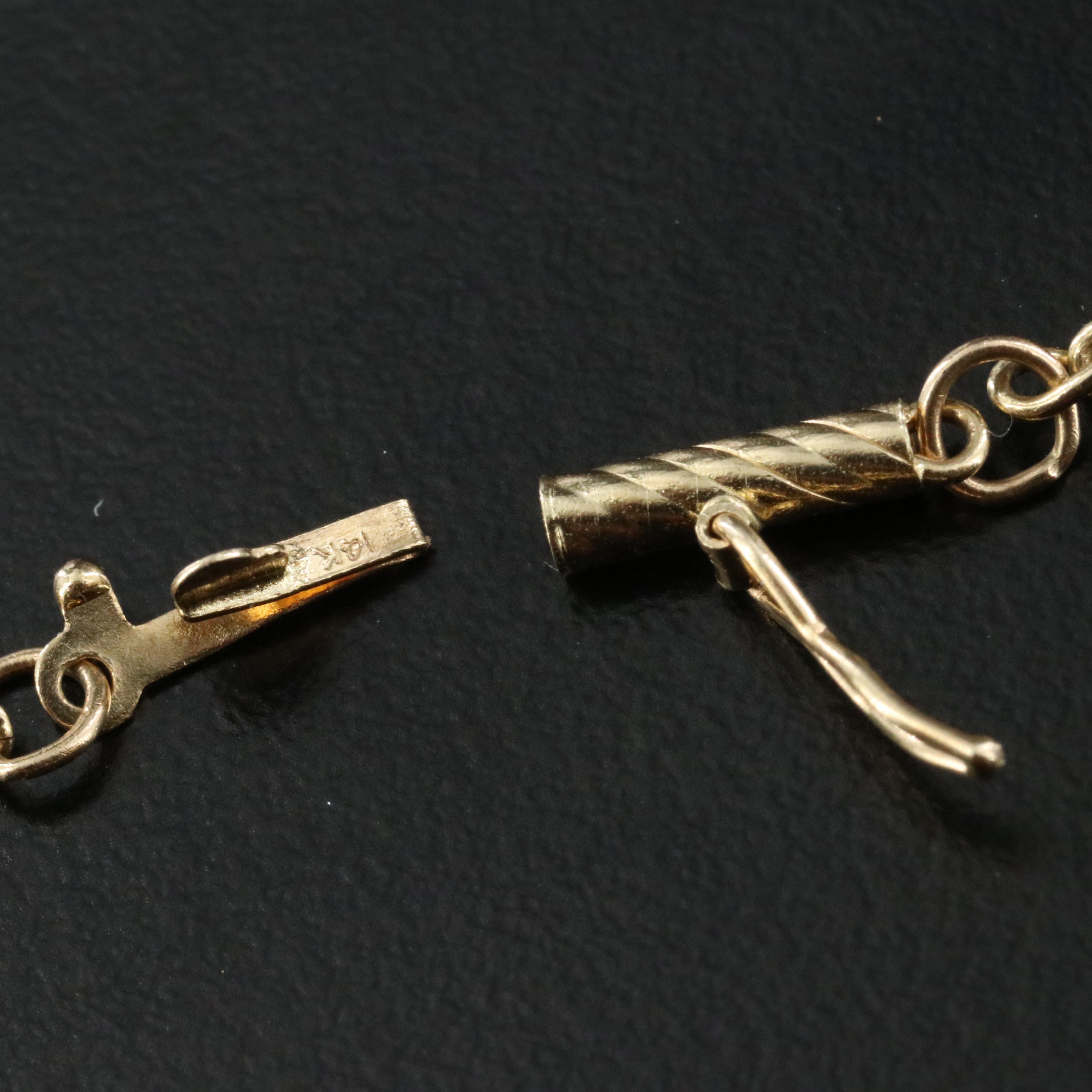 Erté by Circle of Fine Arts 14K Mother-of-Pearl, Black Onyx and Diamond Necklace