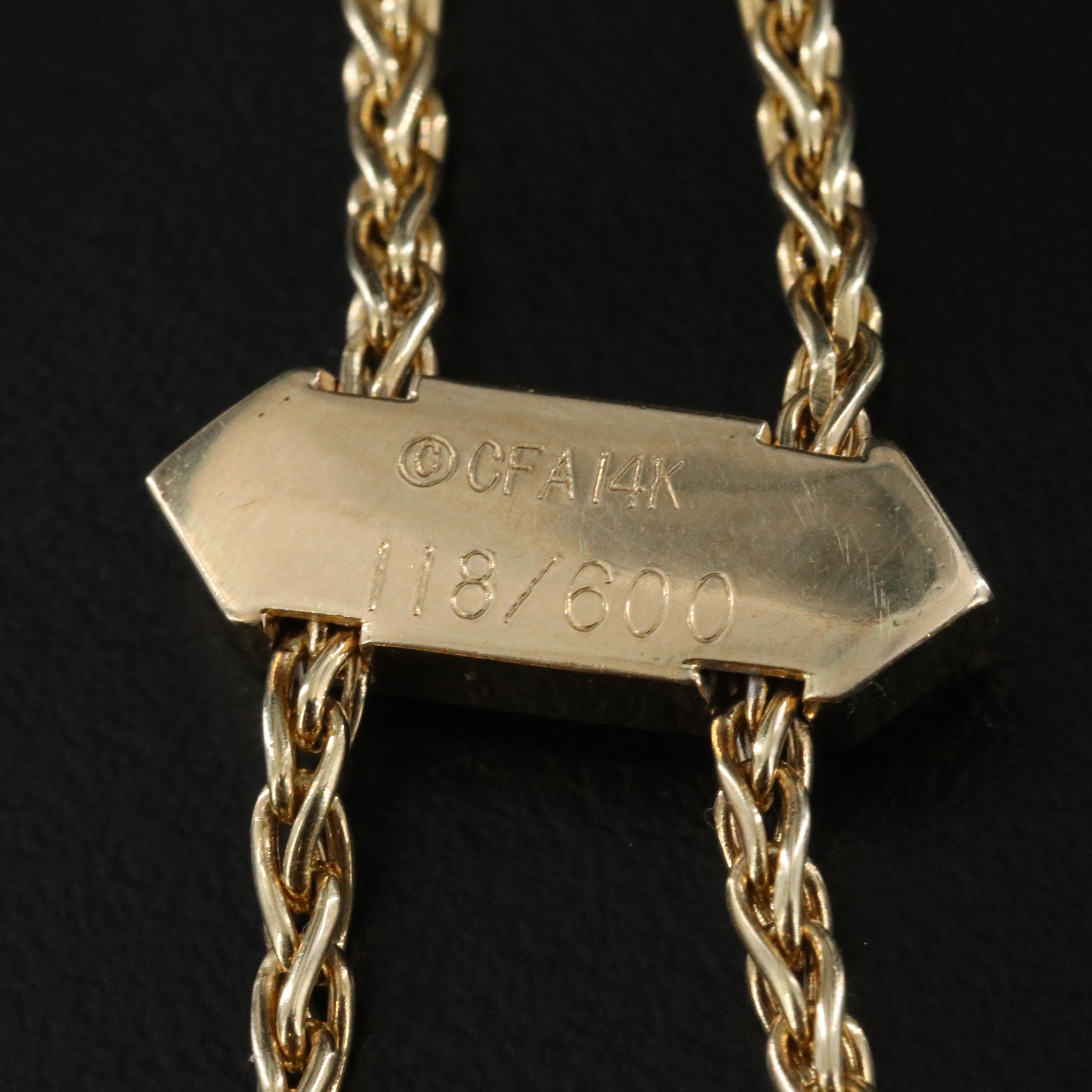 Erté by Circle of Fine Arts 14K Mother-of-Pearl, Black Onyx and Diamond Necklace