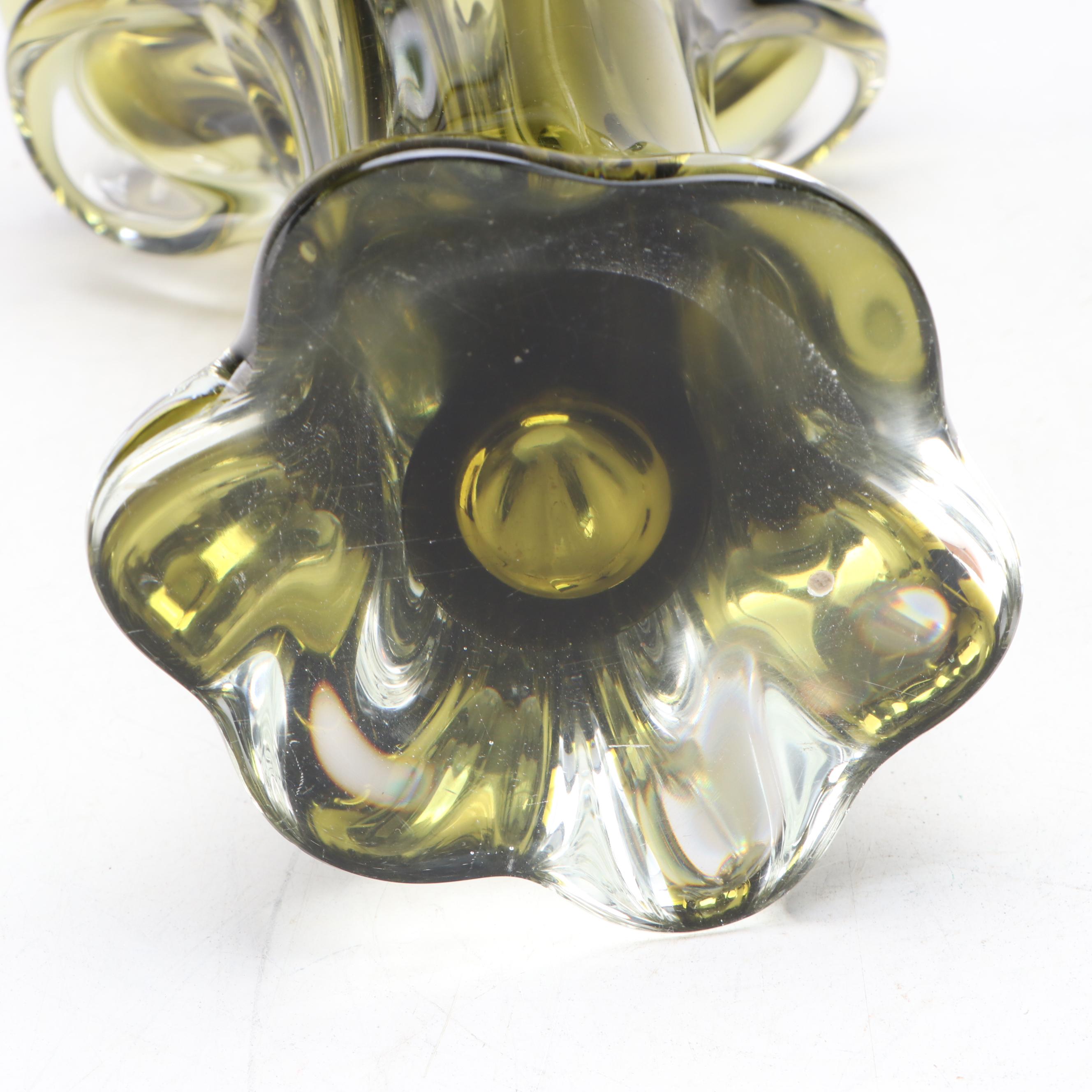 Giovanni Creations Green Art Glass Vase