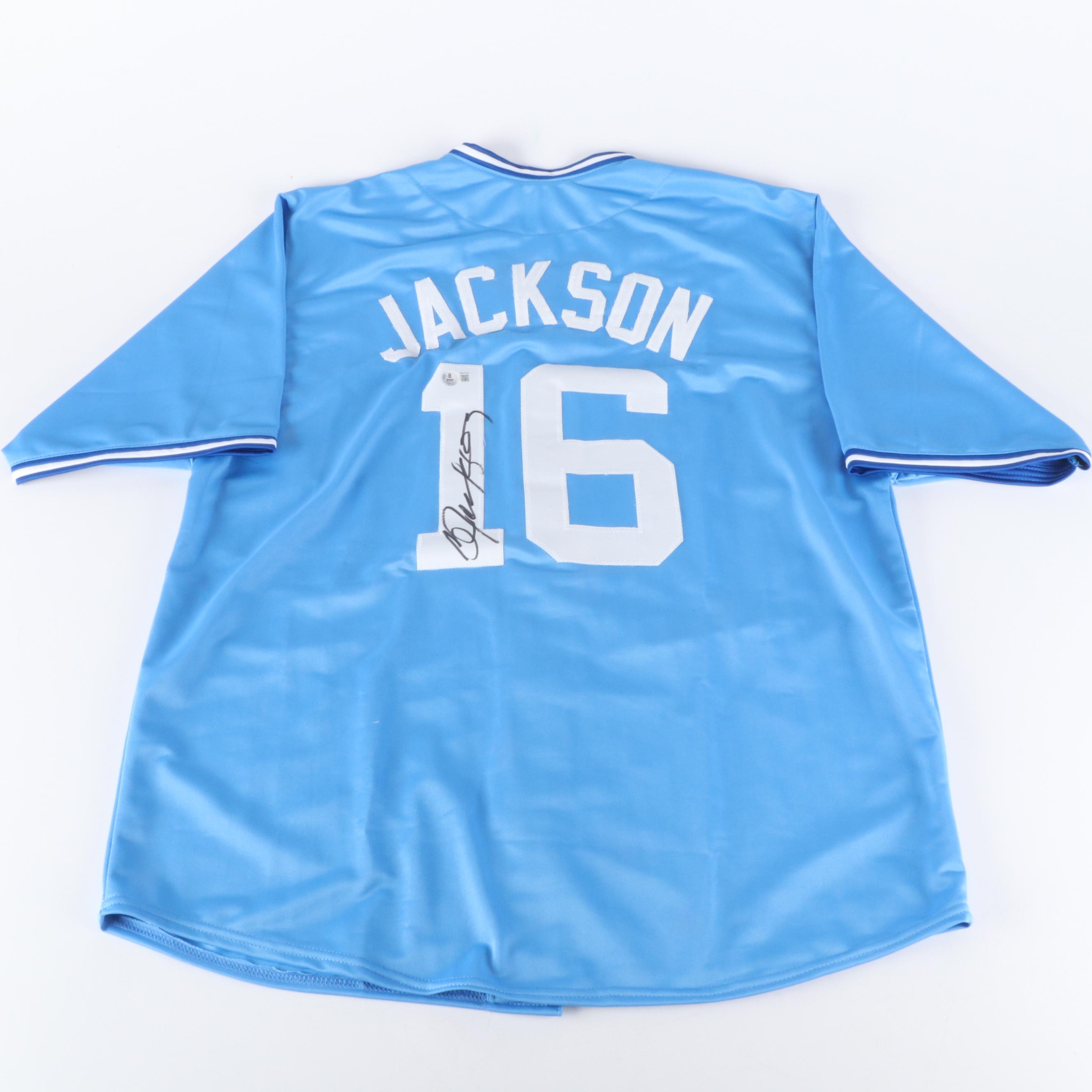 Bo Jackson Signed Kansas City Royals Baseball Jersey, Becket