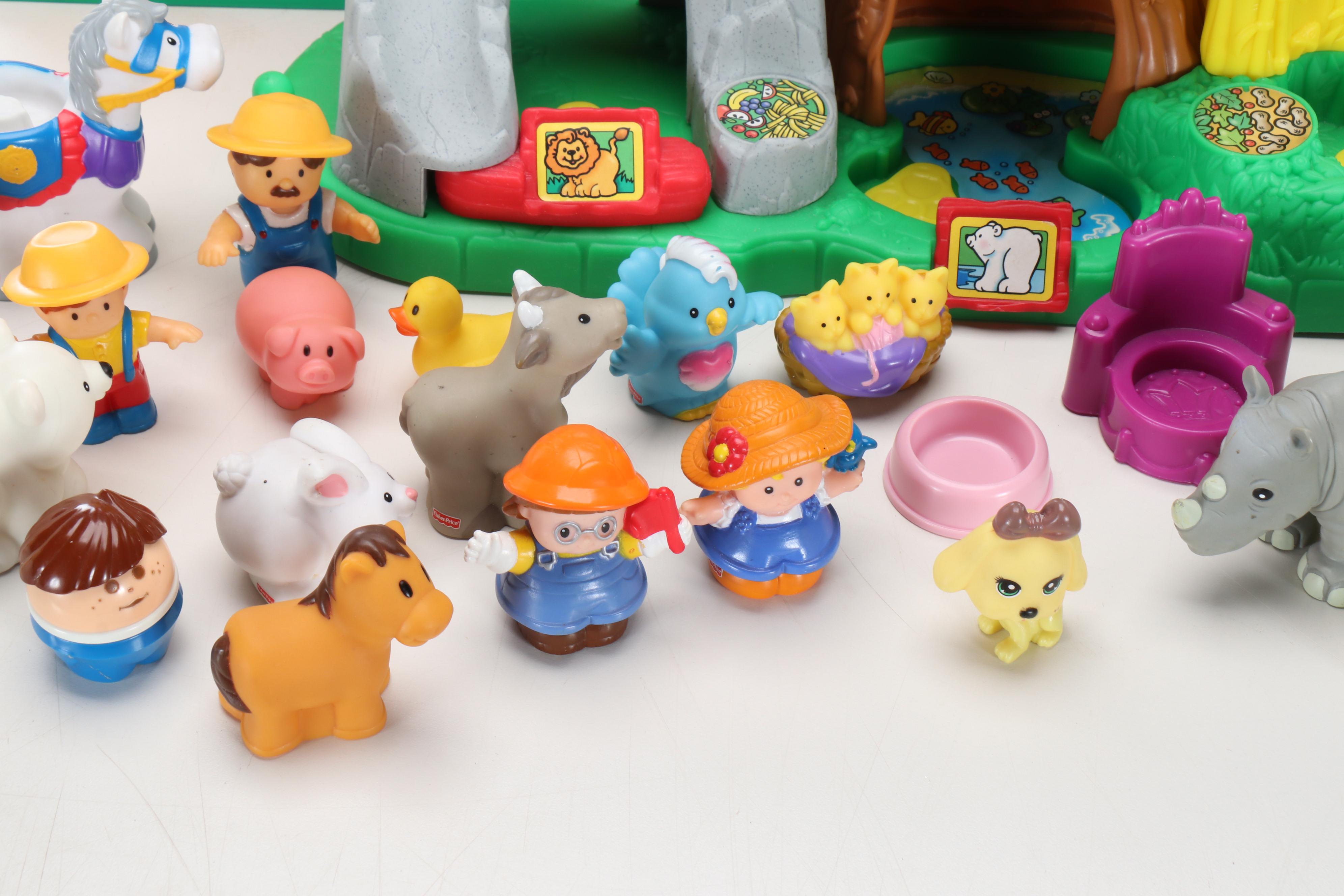 Fisher-Price Little People Buildings with Accessories and Characters