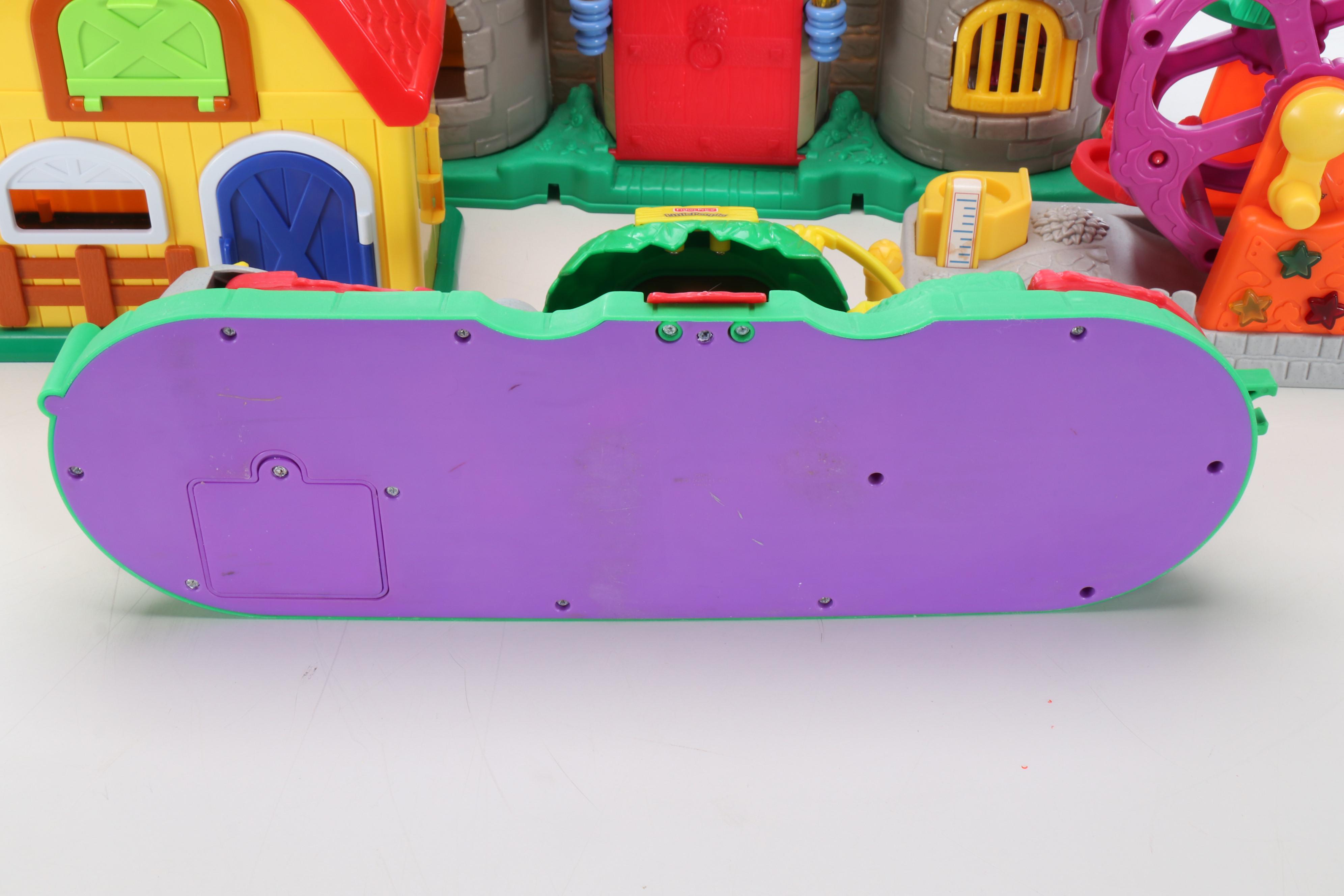 Fisher-Price Little People Buildings with Accessories and Characters