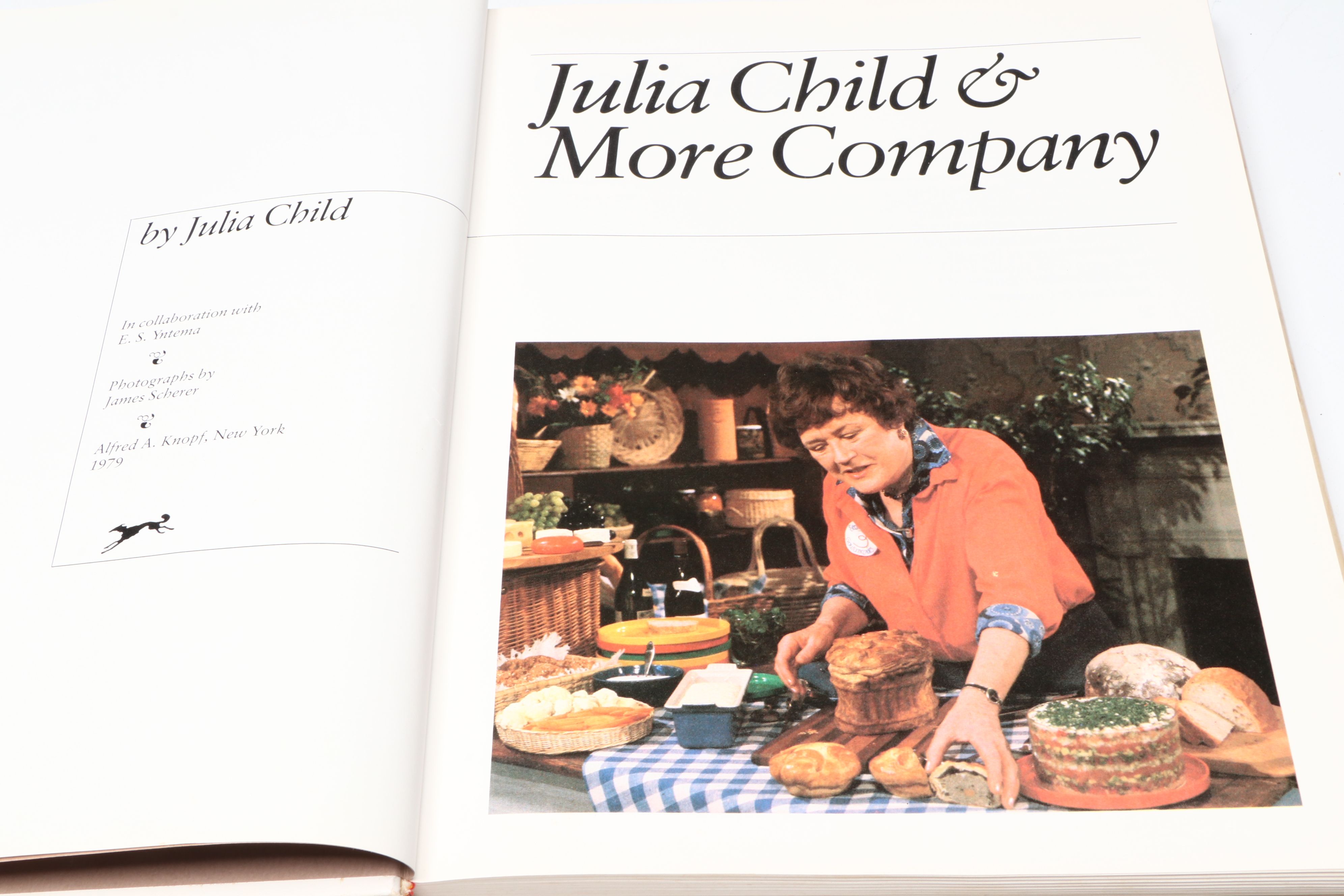 First Edition "Julia Child & More Company" by Julia Child and More Cookbooks
