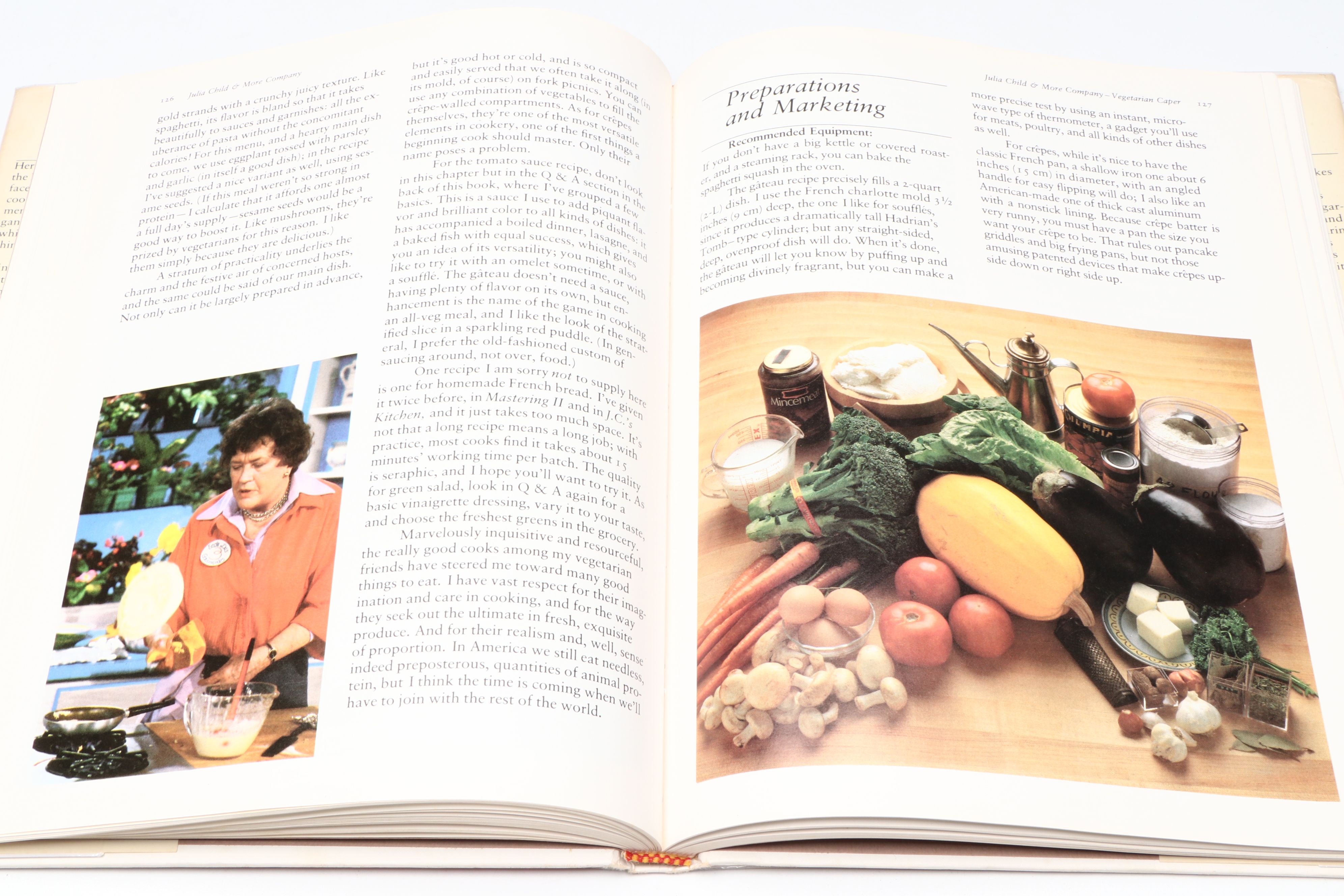 First Edition "Julia Child & More Company" by Julia Child and More Cookbooks