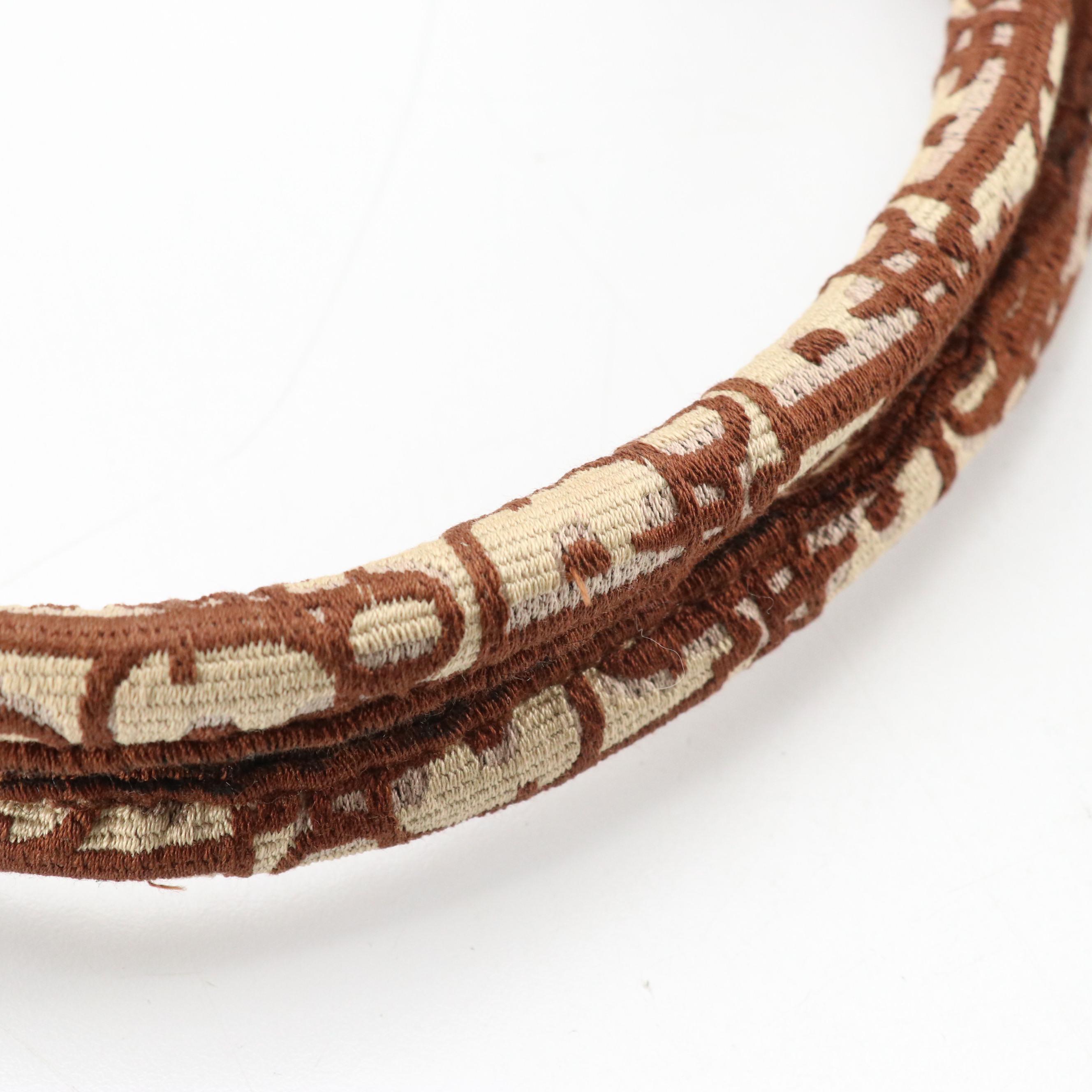 Christian Dior Large Book Tote in Mocha Brown Oblique Jacquard Canvas