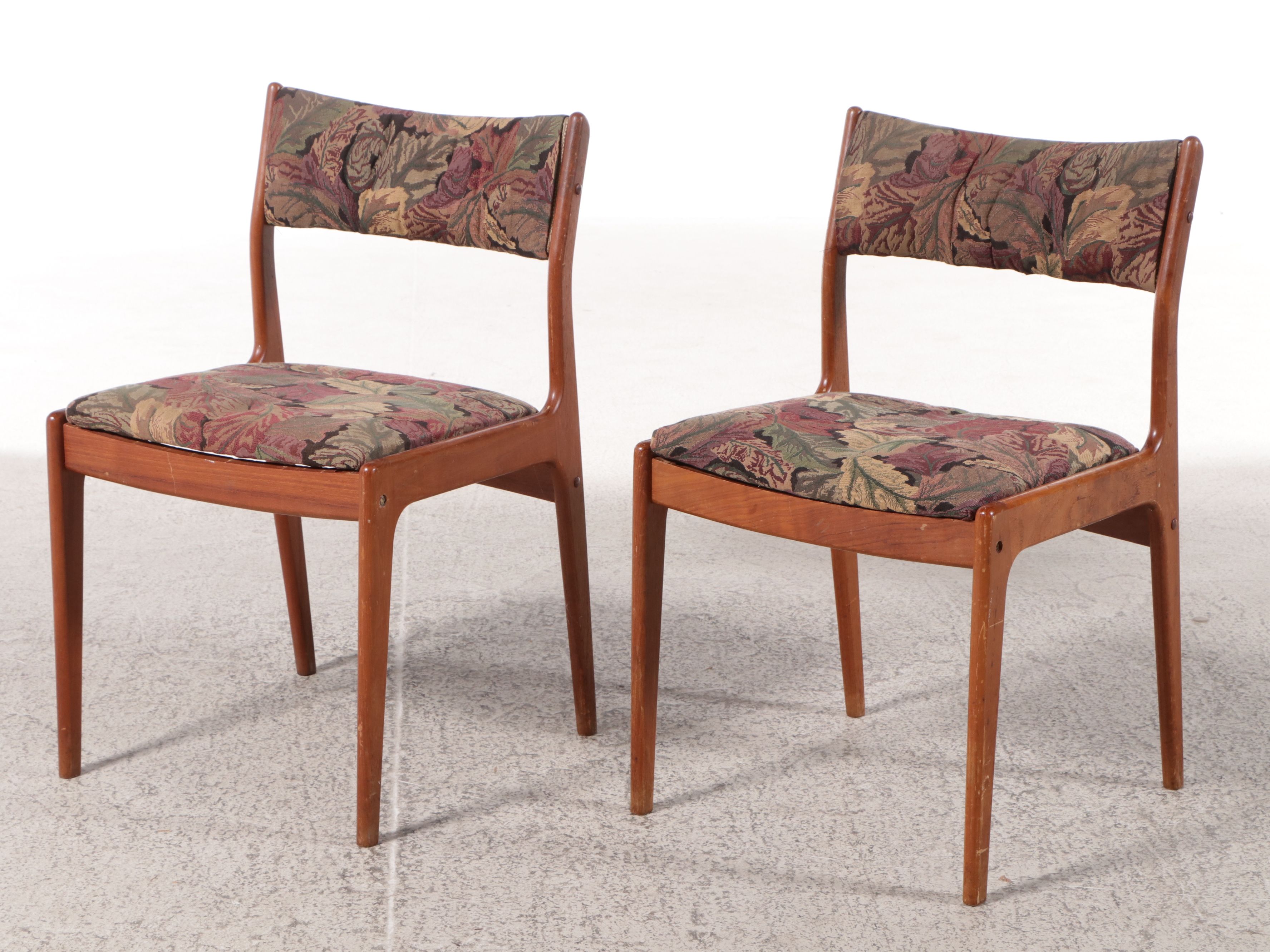 Pair of Uldum Mobelfabrik Danish Modern Teak Chairs
