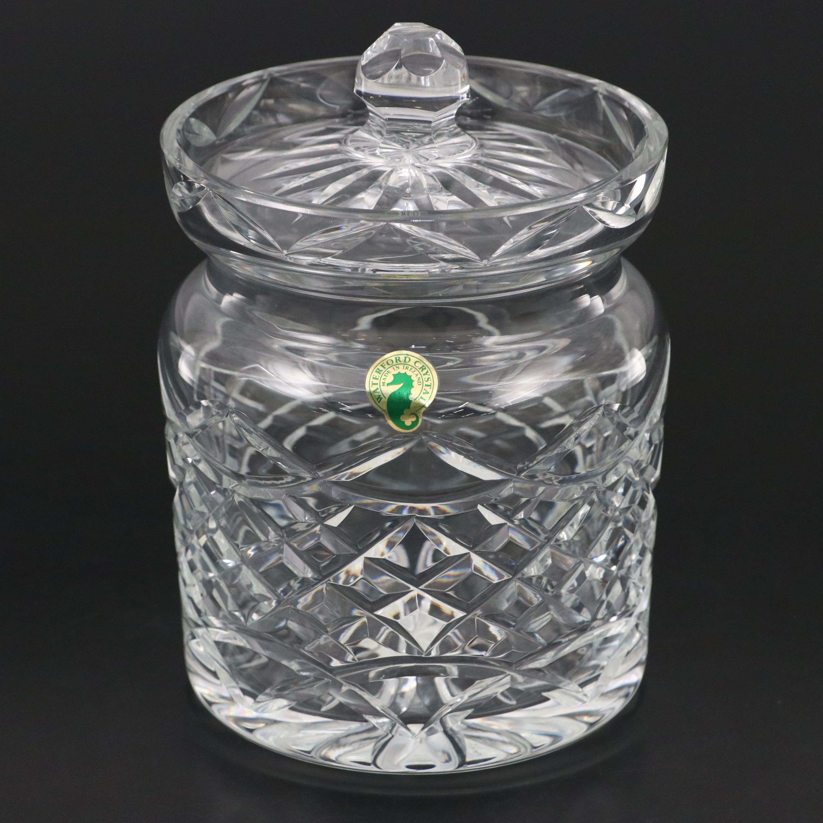 Waterford Crystal "Beaumen" Biscuit Barrel