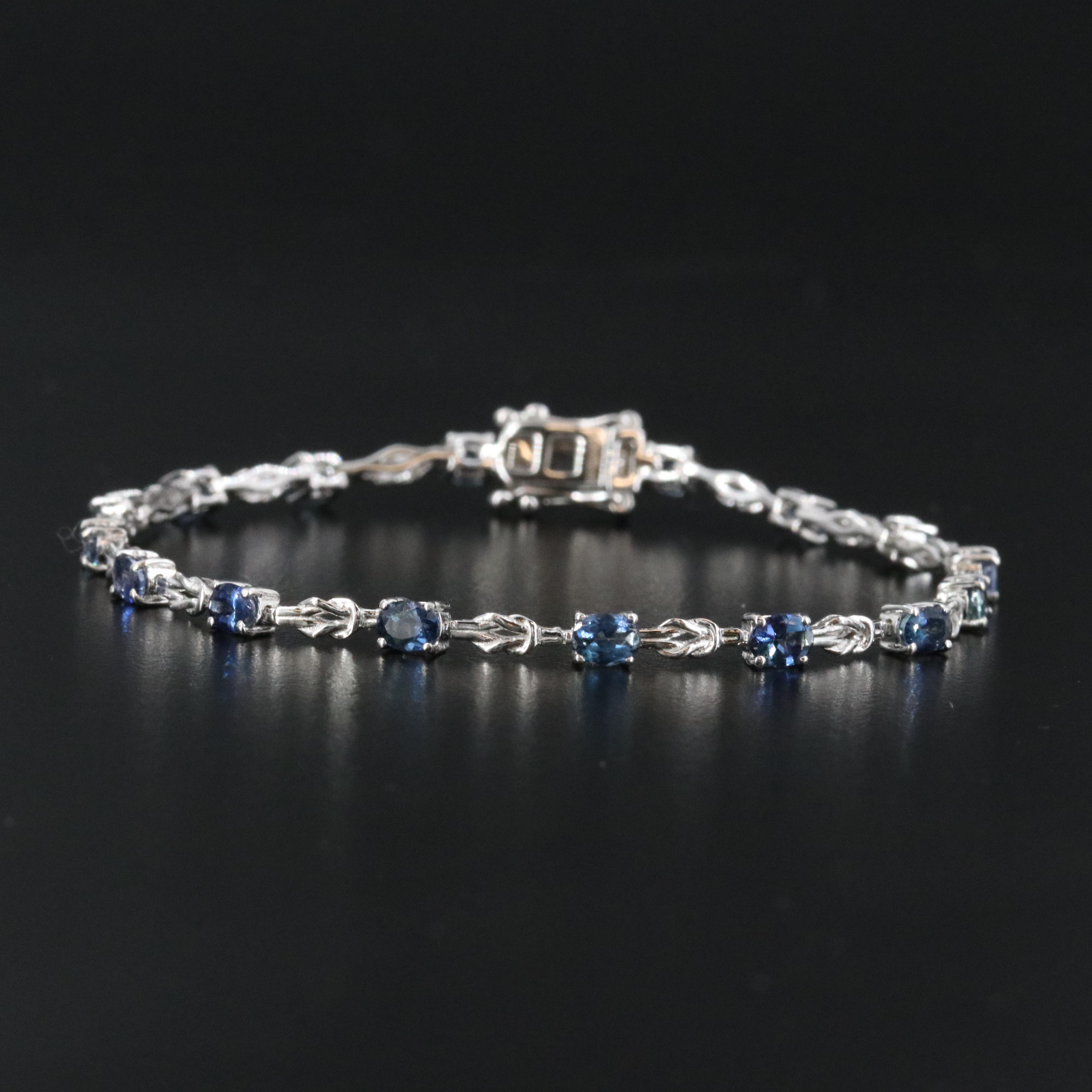 Sterling Tanzanite Bracelet
