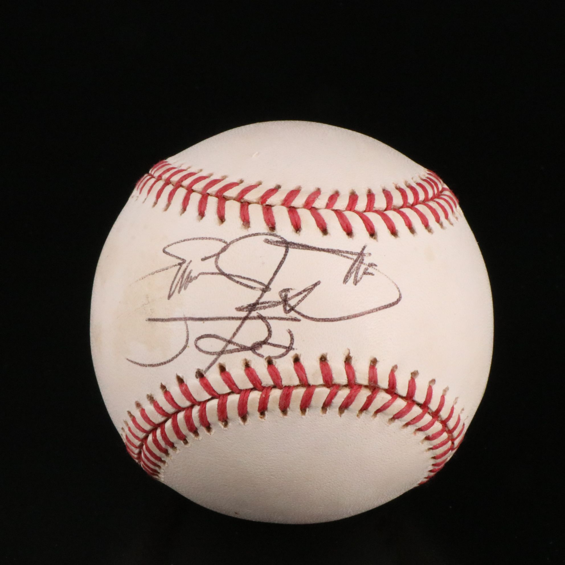 Emmitt Smith Signed Rawlings Official American League Baseball, JSA