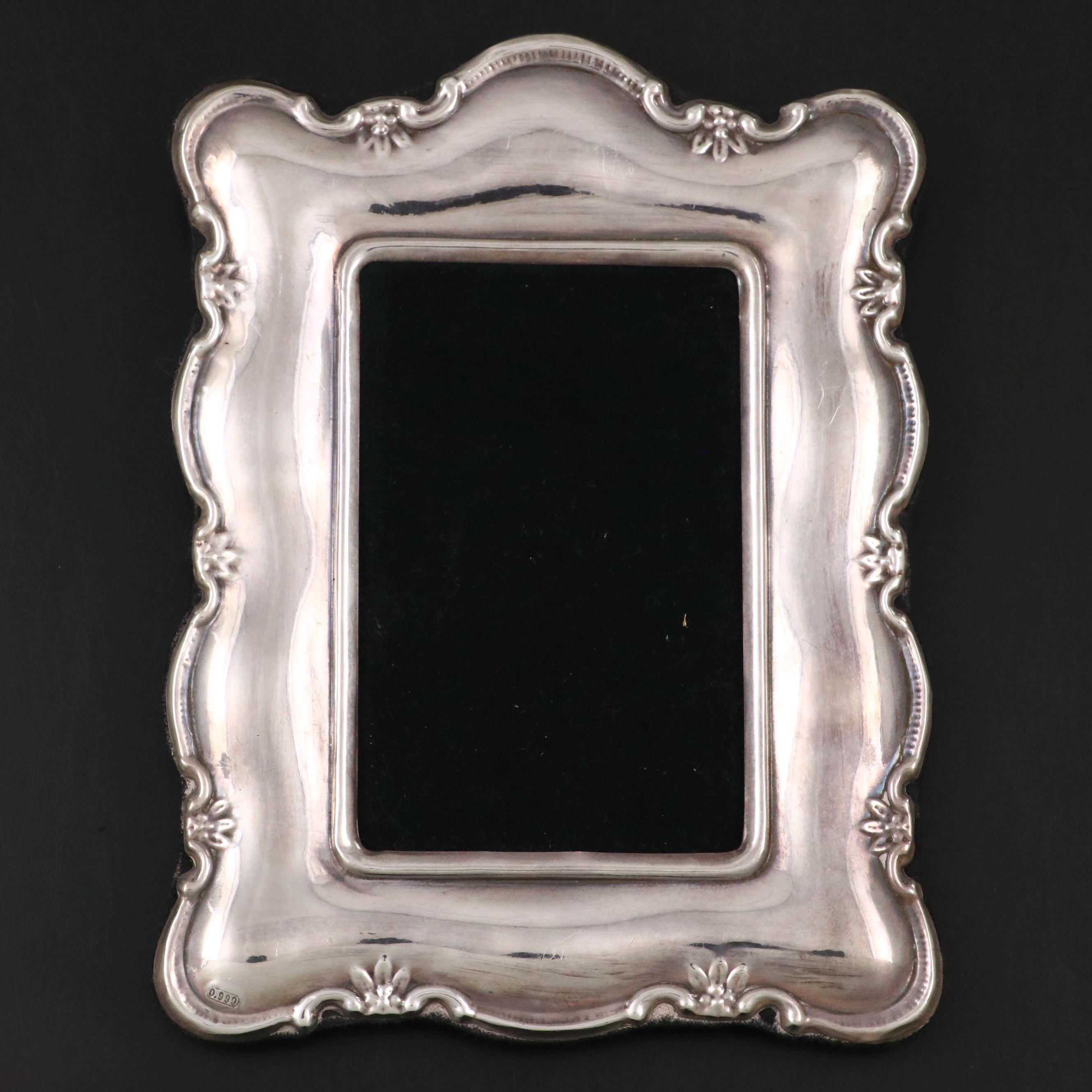 Art Nouveau Style Fine Silver Picture Frame