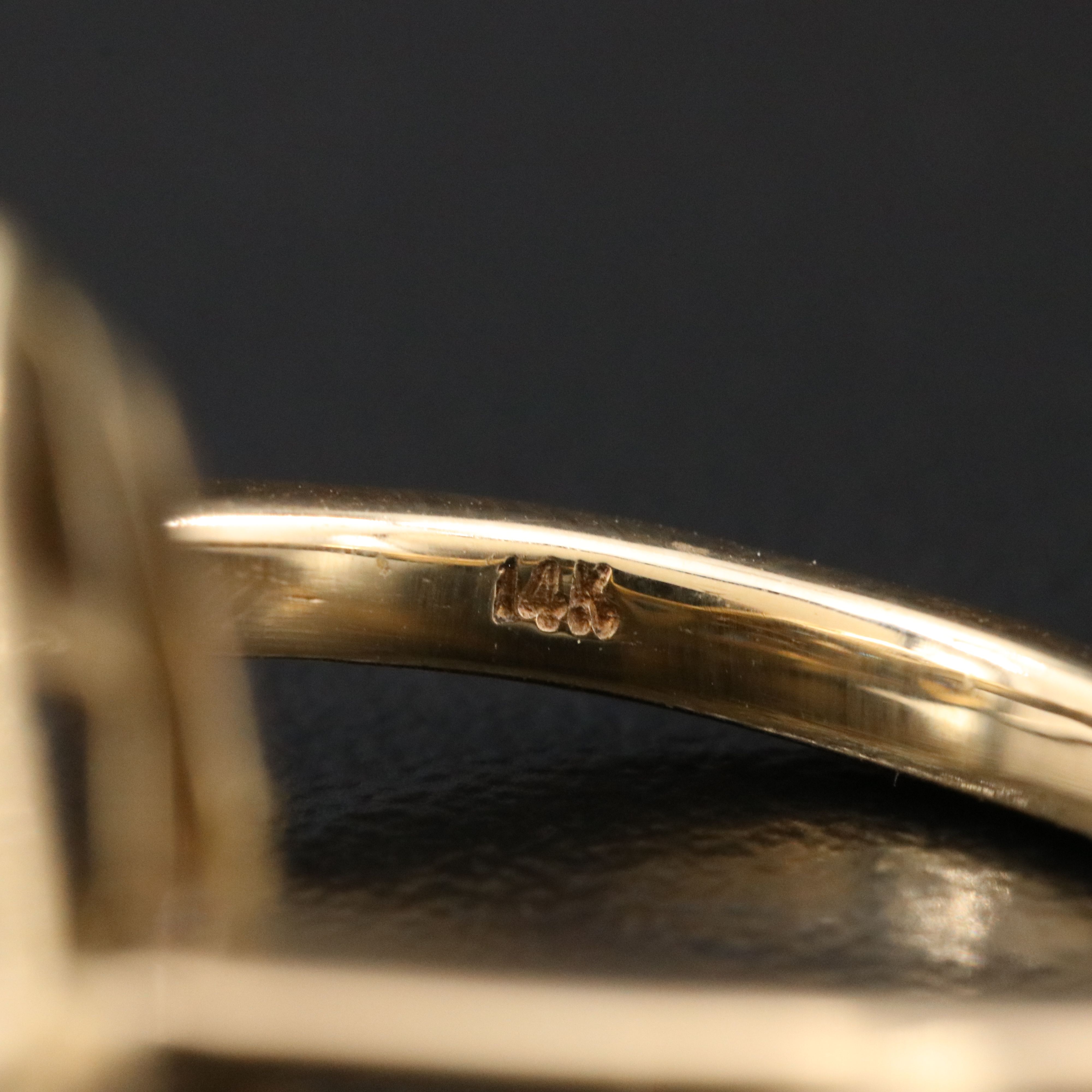 14K Sapphire and Diamond Ring