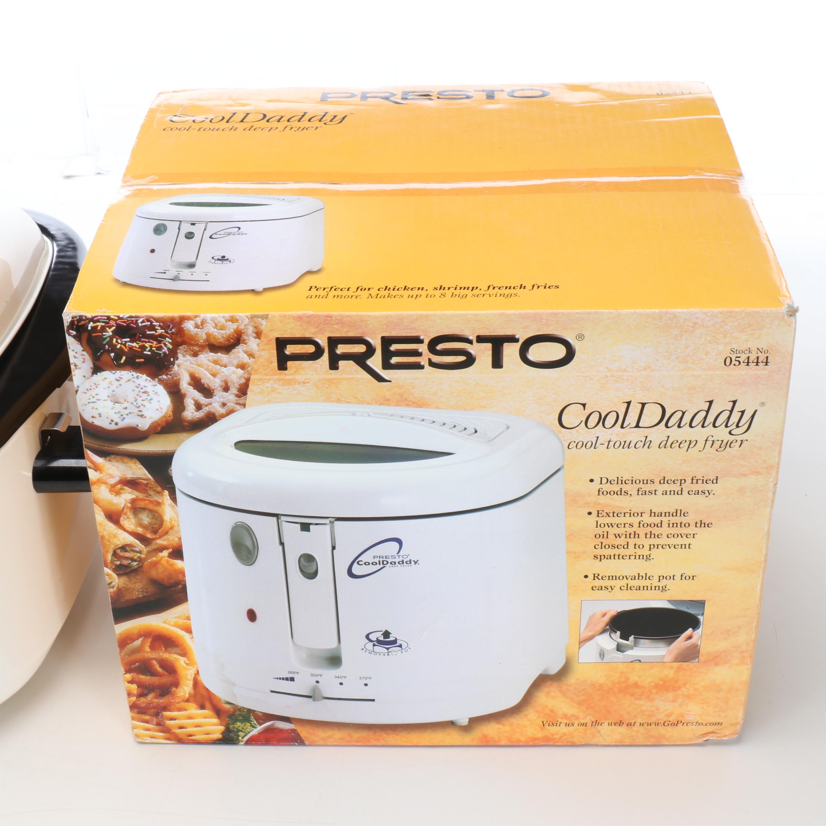 Presto Cool Touch Electric Griddle with Other Small Kitchen Appliances