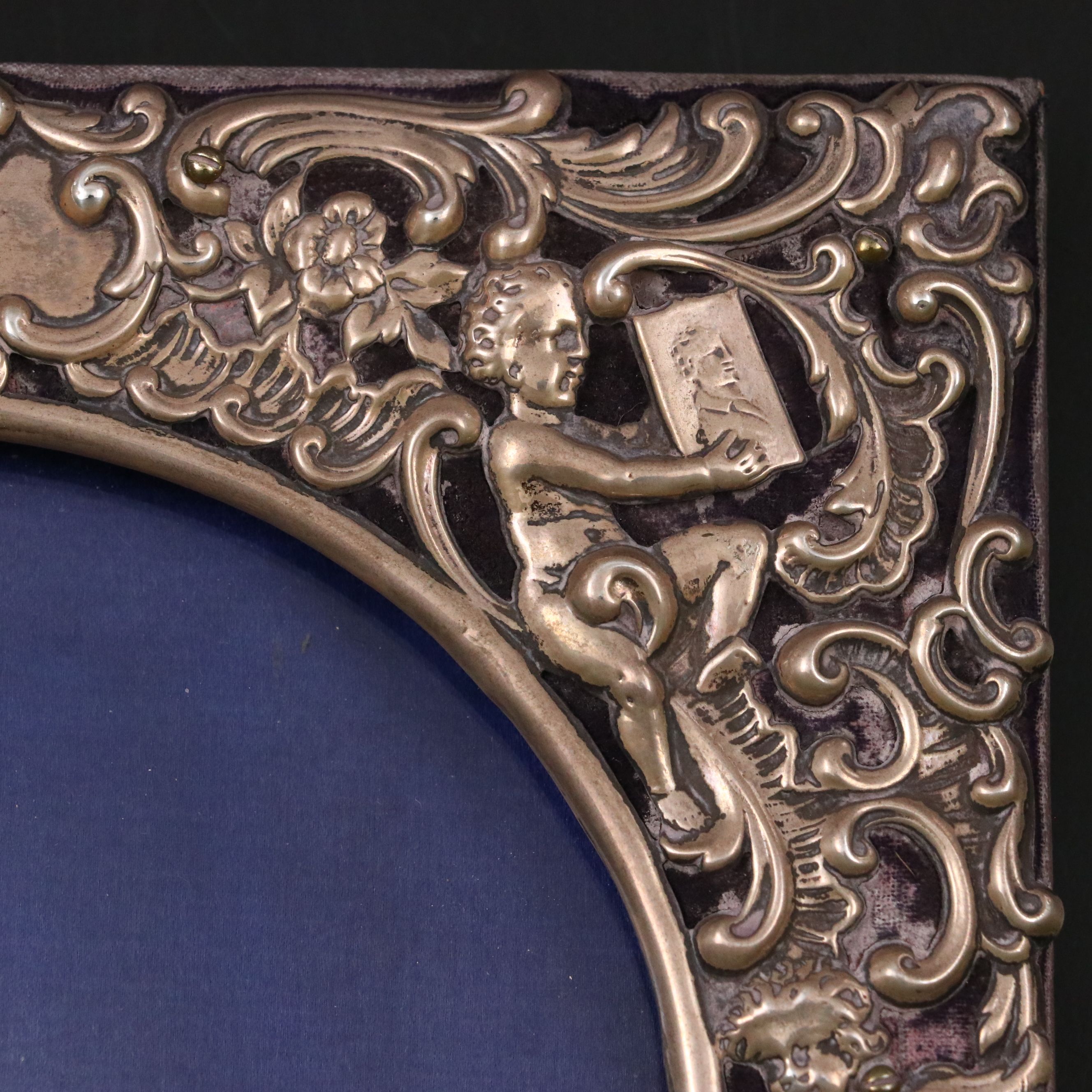 William Comyns & Sons English Sterling Silver Picture Frame, 1901