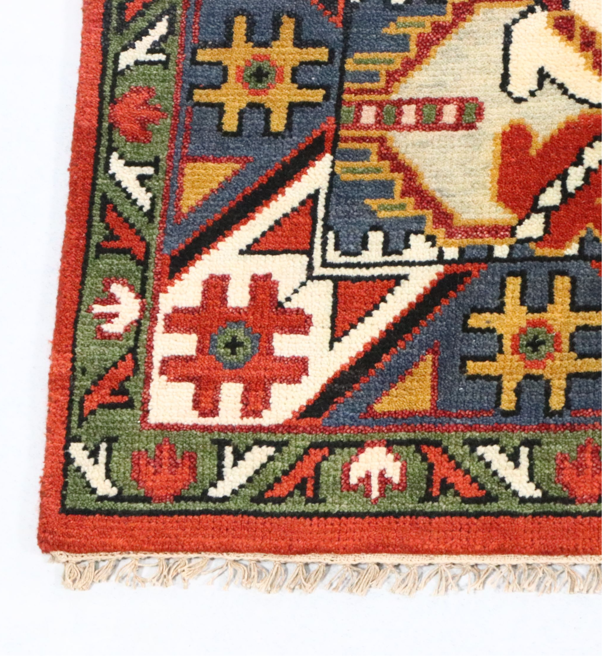 8'11 x 12'3 Hand-Knotted Indo-Persian Heriz Serapi Style Style Room-Sized Rug