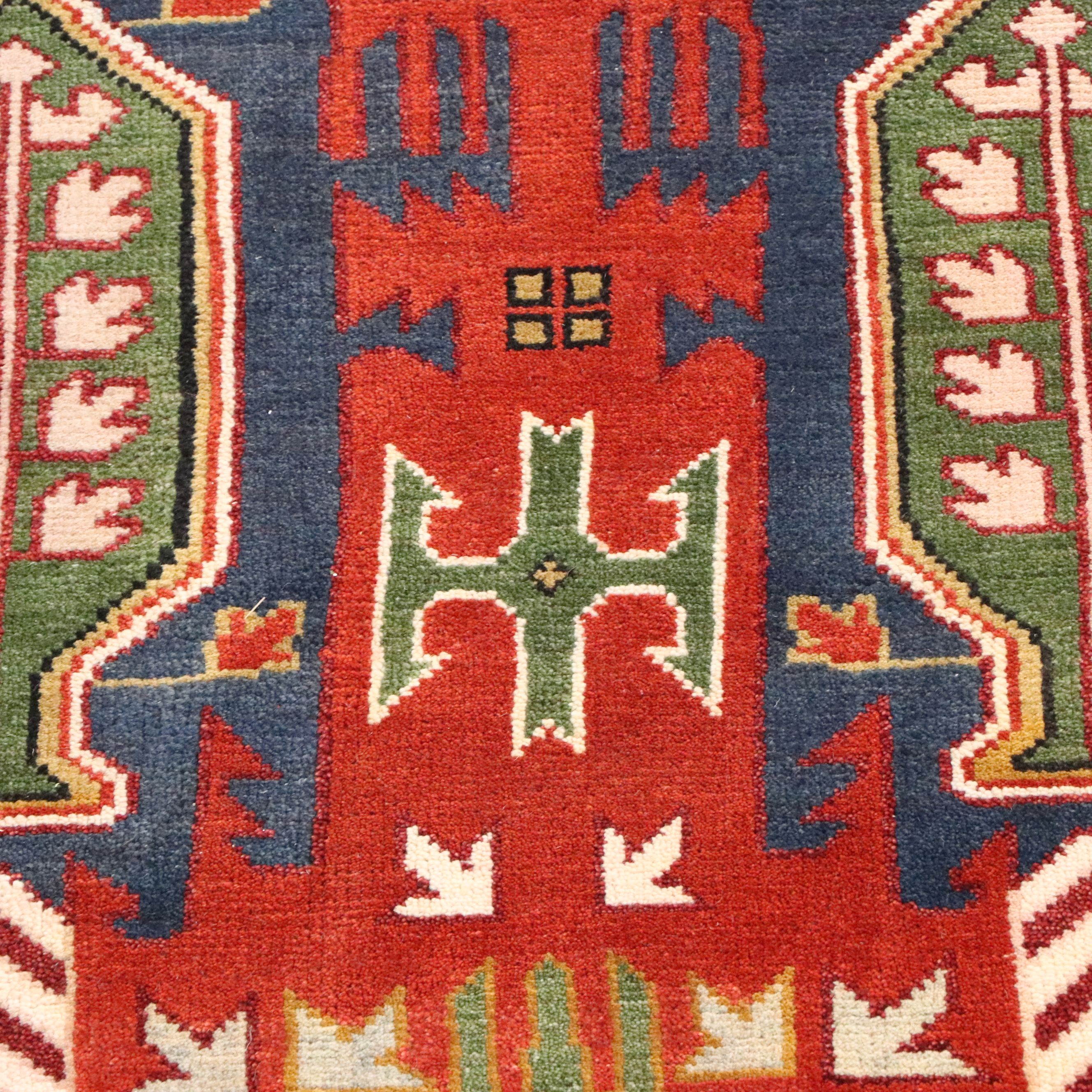 8'11 x 12'3 Hand-Knotted Indo-Persian Heriz Serapi Style Style Room-Sized Rug