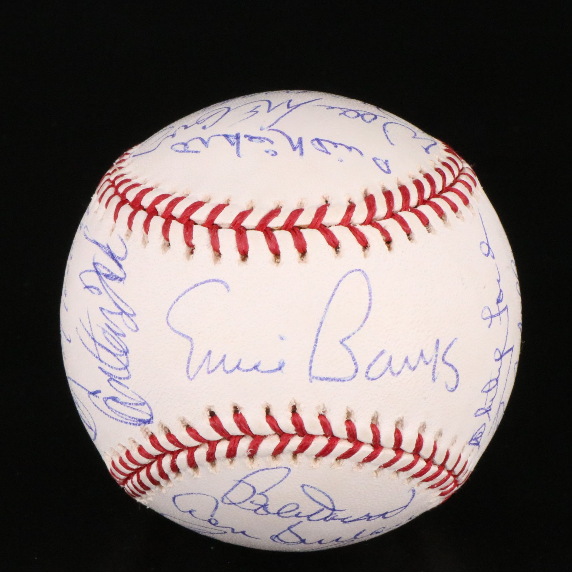 Ernie Banks, Willie McCovey, Whitey Ford, and More Signed Baseball, Tristar